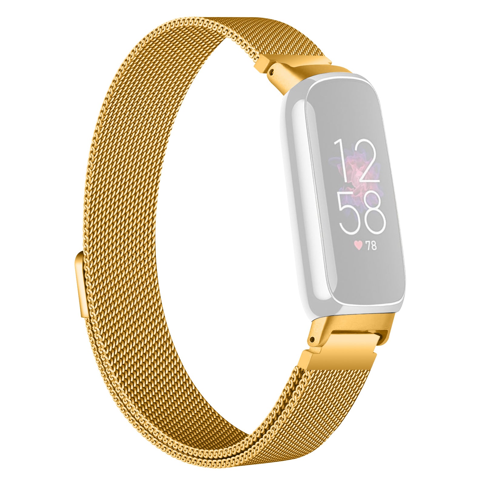Smart Watch Band for Fitbit Inspire 3 Stainless Steel Magnetic Milanese Metal Mesh Strap