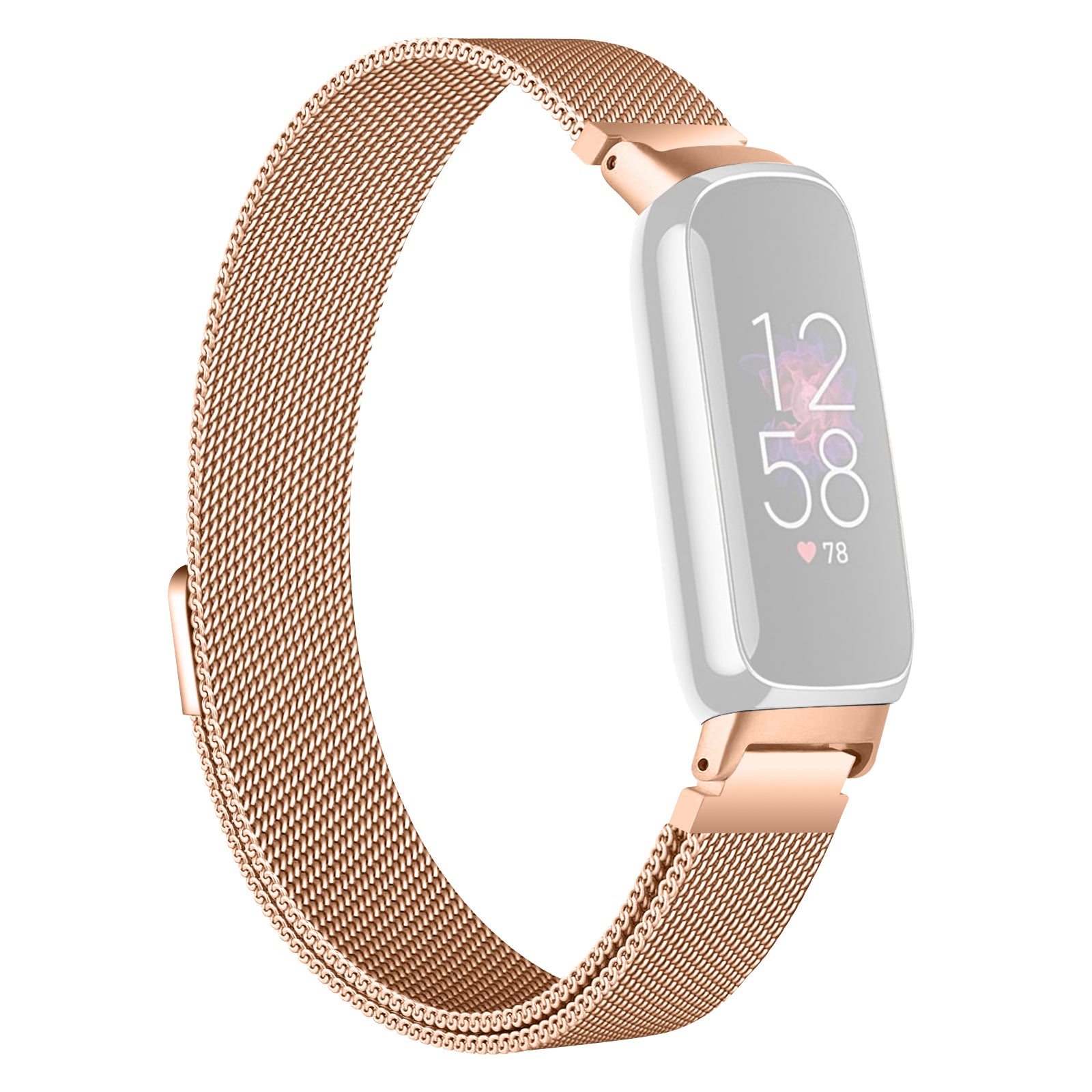 Smart Watch Band for Fitbit Inspire 3 Stainless Steel Magnetic Milanese Metal Mesh Strap