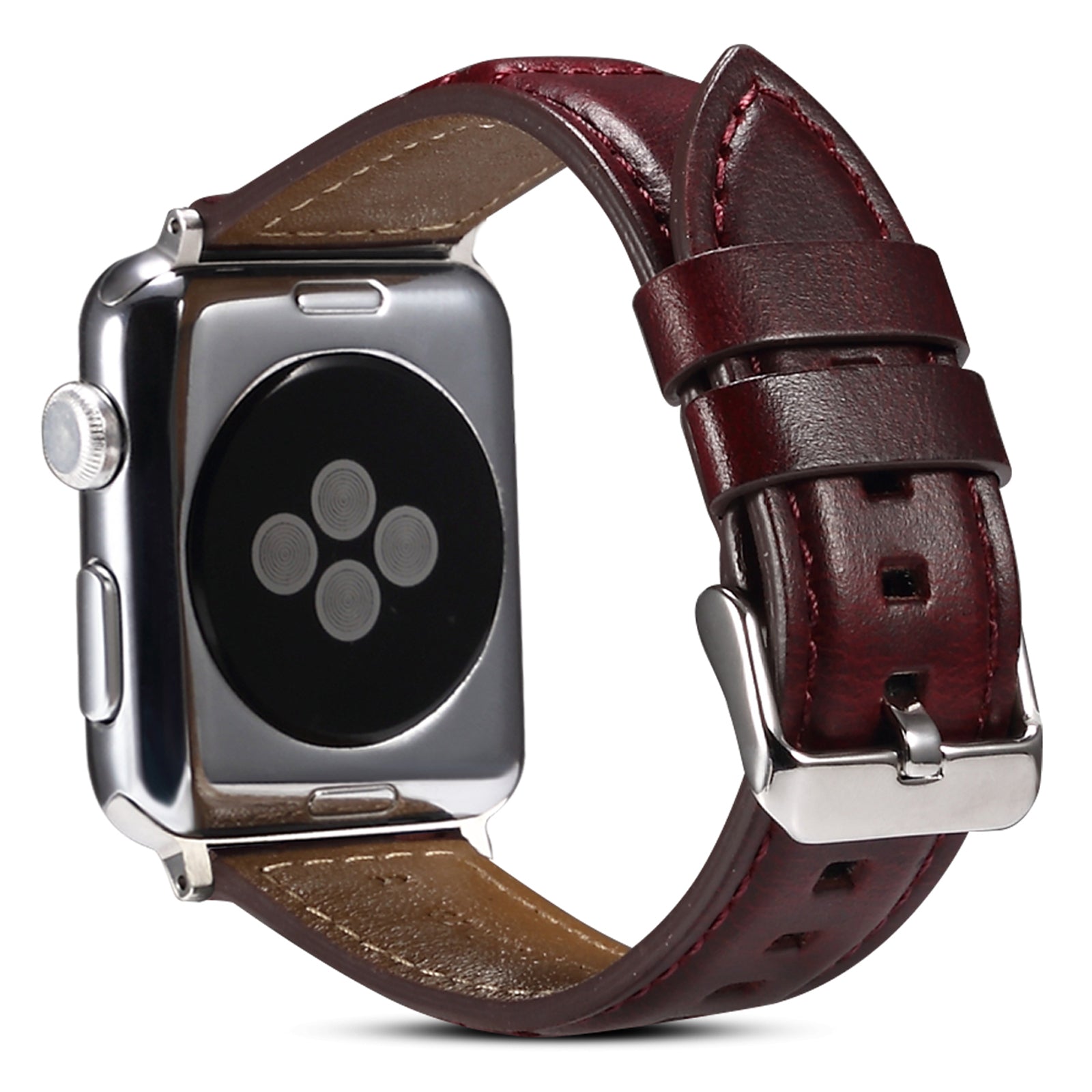 For Apple Watch Ultra Ultra 2 49mm Series 8 7 9 45mm SE SE (2022) 6 5 4 44mm 3 2 1 42mm Watch Band Waxy Cowhide Leather Strap