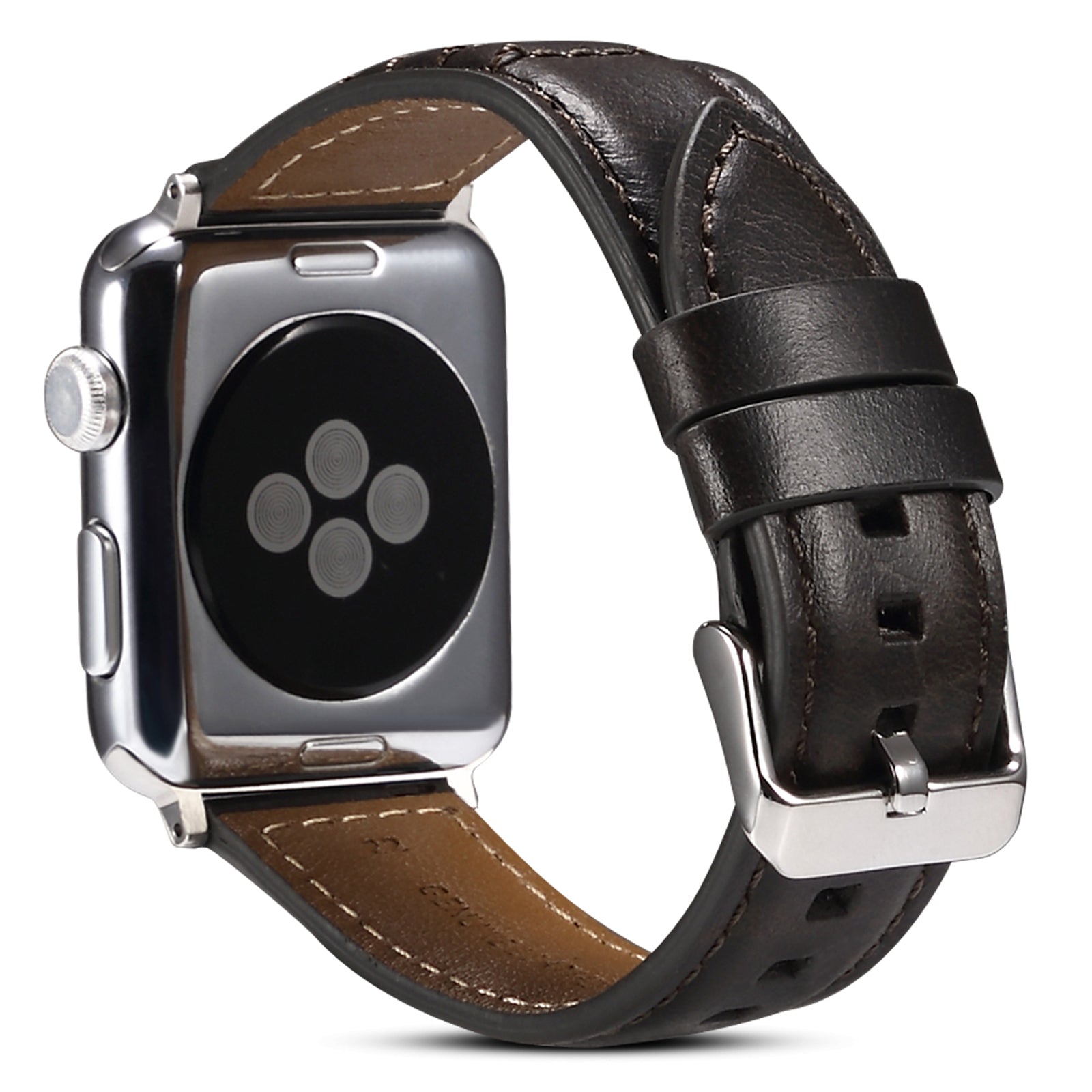 For Apple Watch Series 9 8 7 41mm 6 5 4 SE SE (2022) SE (2023) 40mm 3 2 1 38mm Watch Strap Waxy Cowhide Leather Watchband
