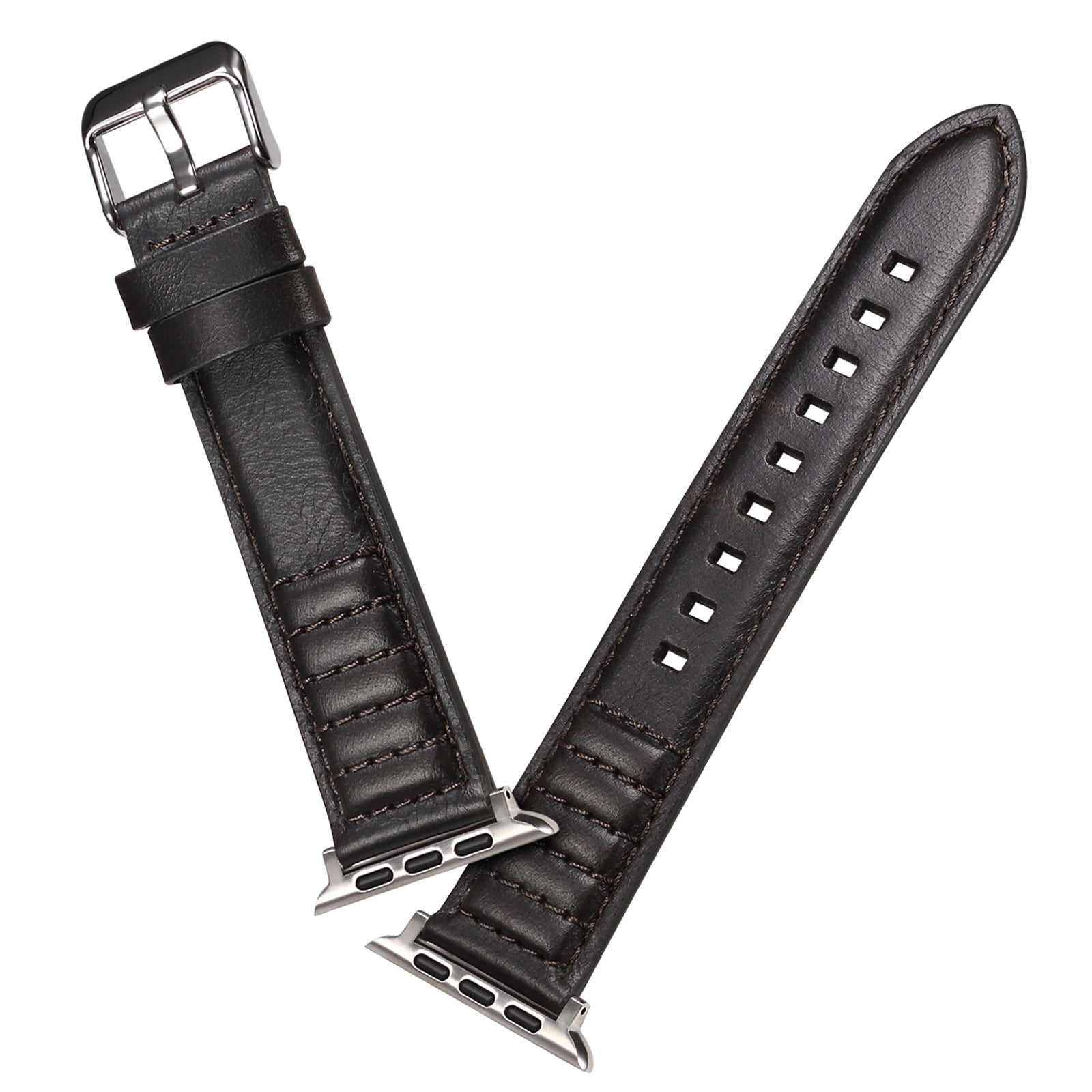 For Apple Watch Series 9 8 7 41mm 6 5 4 SE SE (2022) SE (2023) 40mm 3 2 1 38mm Watch Strap Waxy Cowhide Leather Watchband
