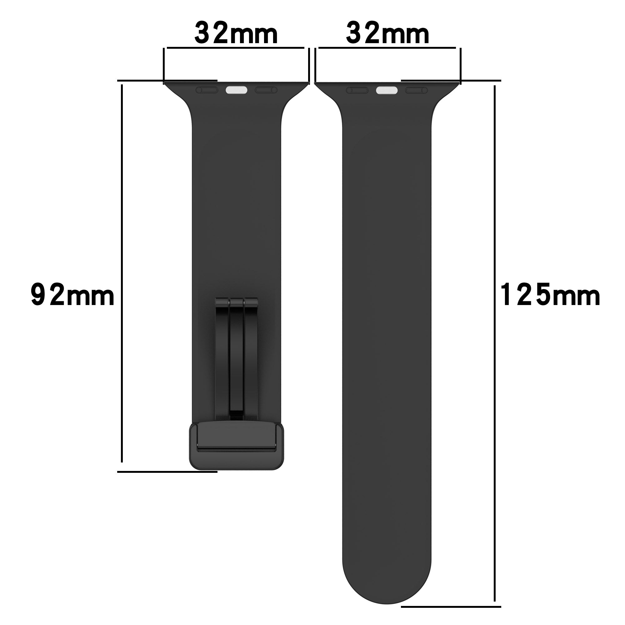 For Apple Watch Series 9 8 7 41mm 6 5 4 SE SE (2022) SE (2023) 40mm 3 2 1 38mm Bi-color Silicone Strap Magnetic Buckle Wrist Band
