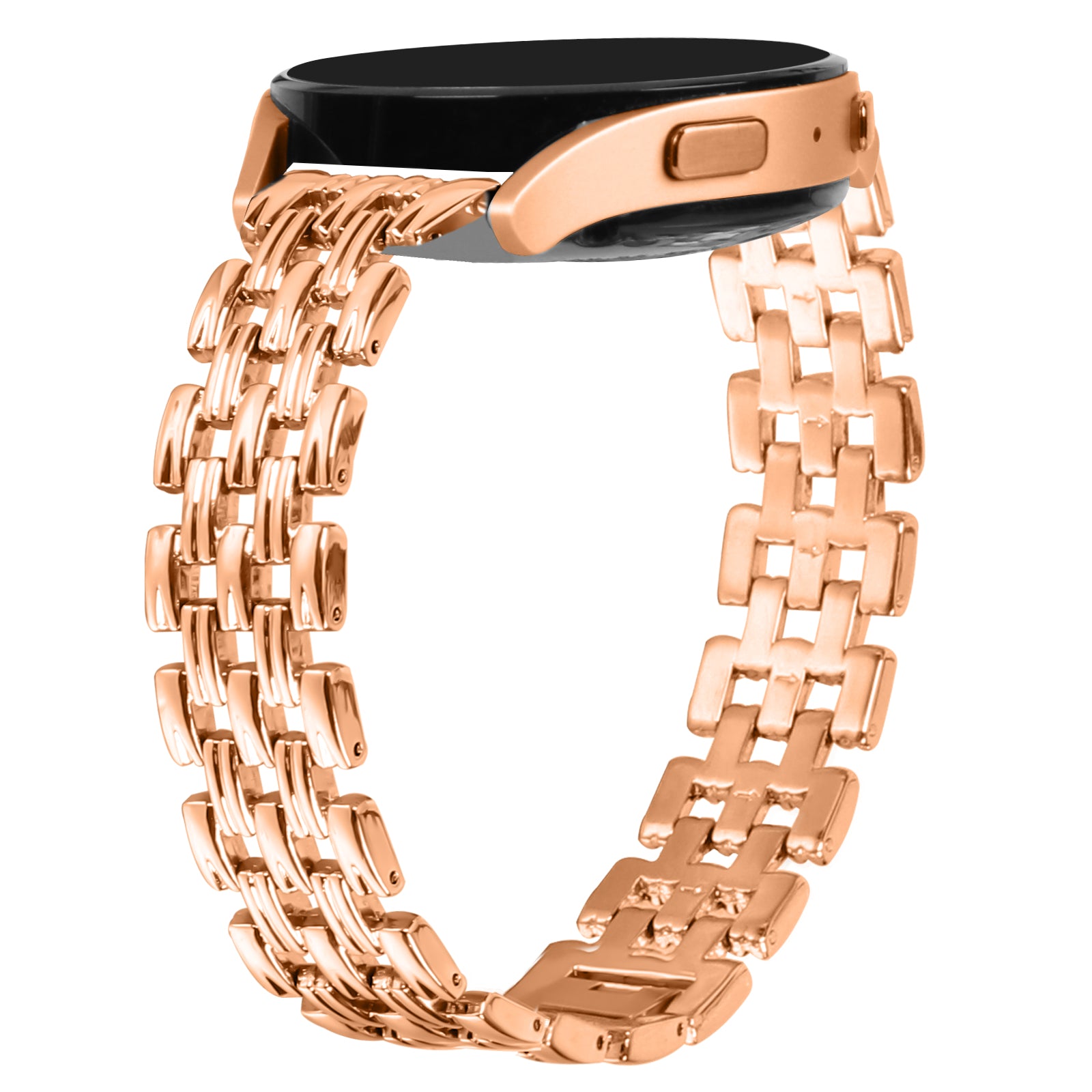 Stainless Steel Watch Band for Samsung Galaxy Watch4 Active 40mm 44mm Watch4 Classic 42mm 46mm 20mm Hollow 5 Beads Metal Strap
