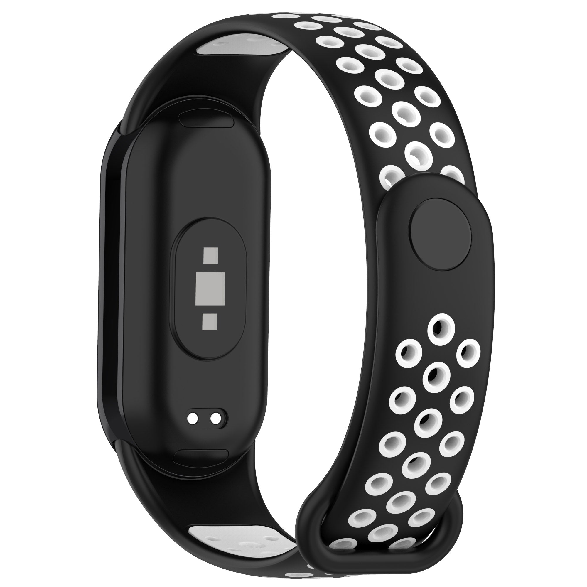 For Xiaomi Smart Band 8 Silicone Watch Band Replacement Bicolor Sports Wrist Strap