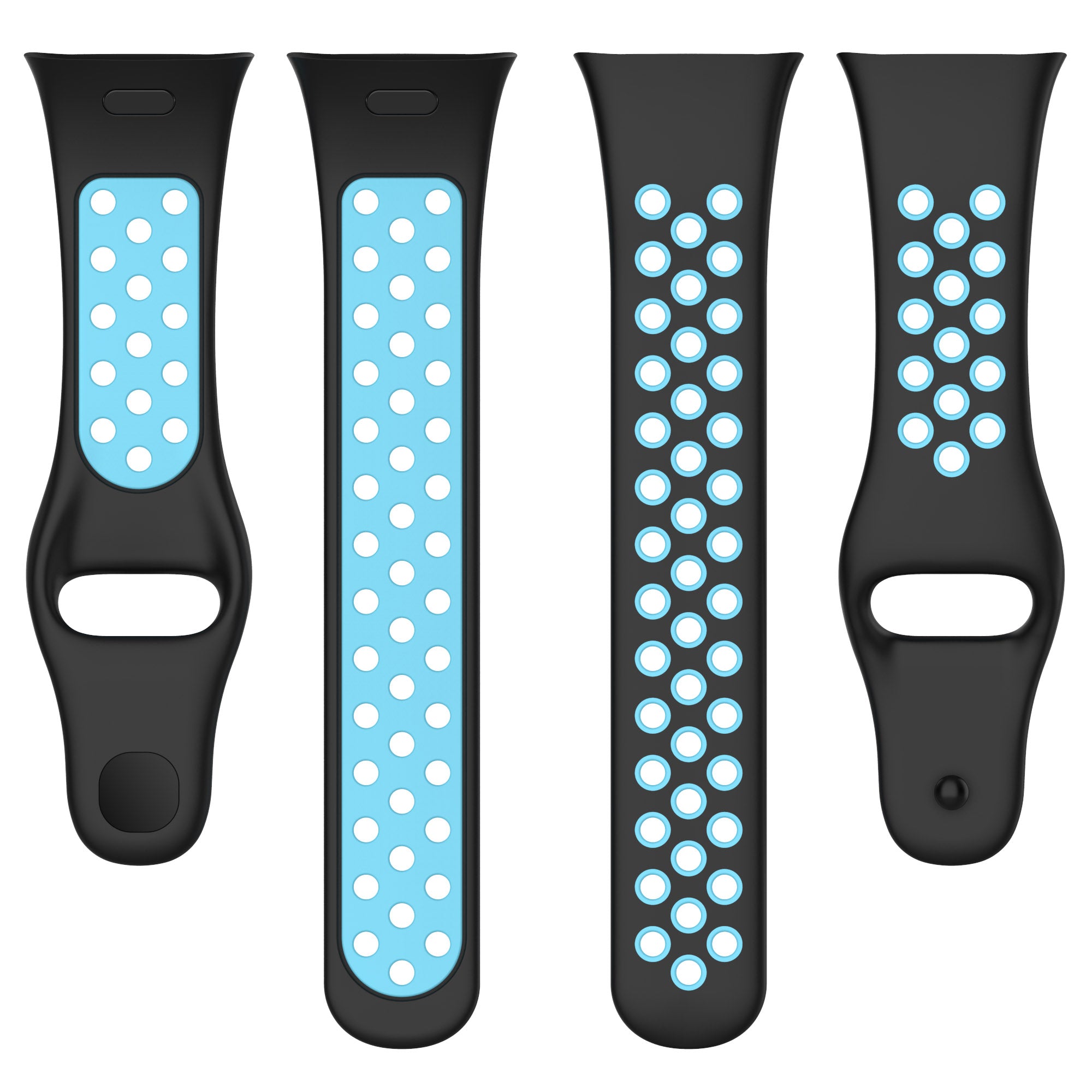 28mm Silicone Watch Strap for Xiaomi Redmi Watch 3 Mi Watch Lite 3 Dual-color Smart Band Strap