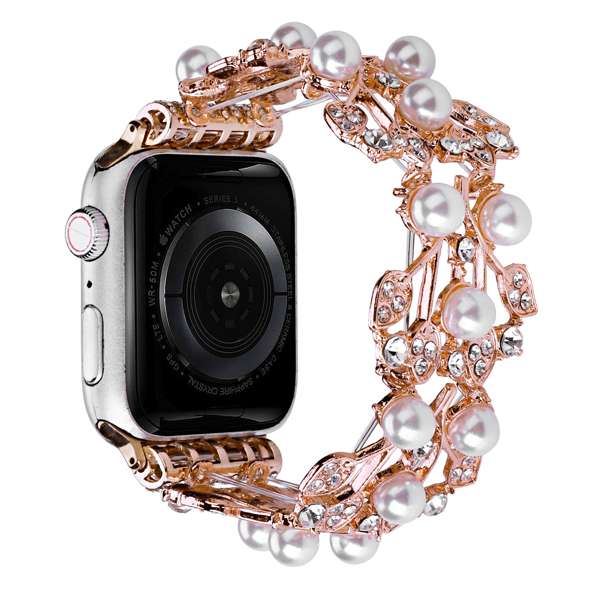 For Apple Watch Ultra Ultra 2 49mm Series 8 7 9 45mm 6 5 4 SE SE (2022) 44mm 3 2 1 42mm Strap Beads Rhinestone Watch Band