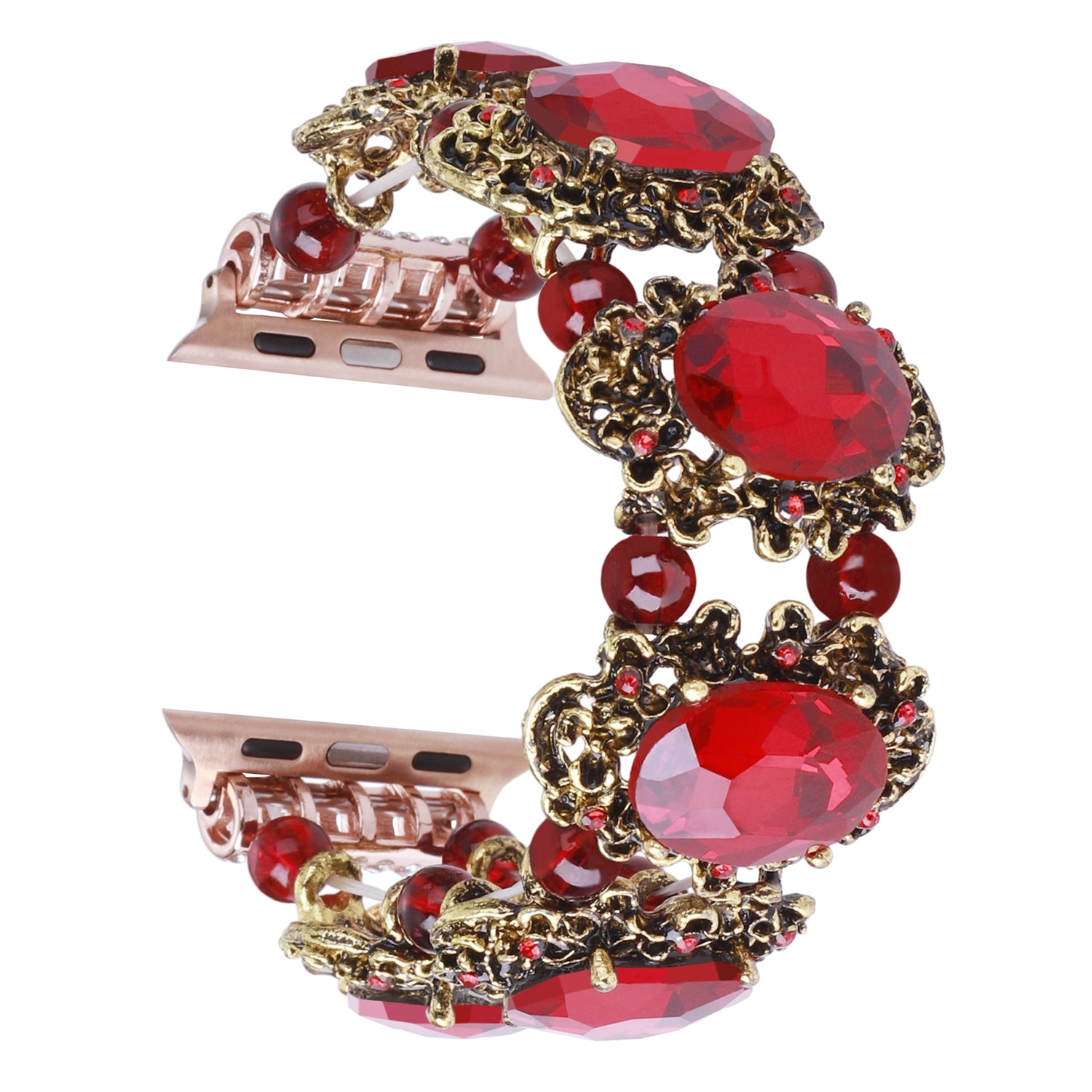 For Apple Watch Ultra Ultra 2 49mm Series 8 7 9 45mm 6 5 4 SE SE (2022) 44mm 3 2 1 42mm Strap Beads Rhinestone Watchband