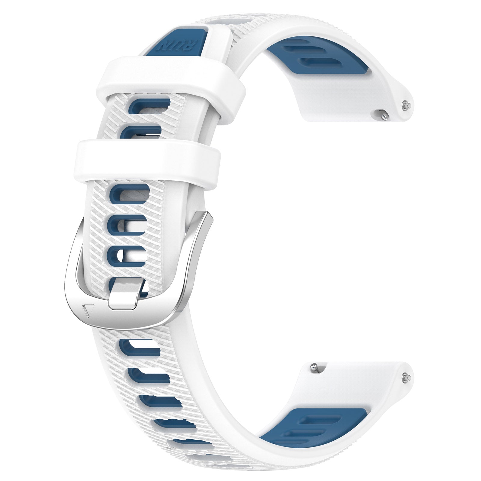 For Huami Amazfit GTR Mini Bip 3 Bip 3 Pro Silicone Watch Band 20mm Cross Stripe Dual-color Strap