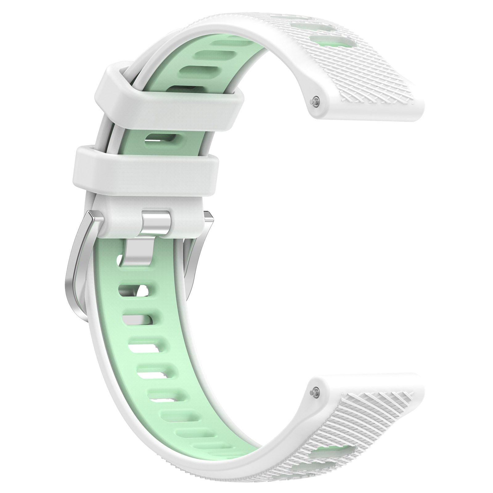 For Huami Amazfit GTR Mini Bip 3 Bip 3 Pro Silicone Watch Band 20mm Cross Stripe Dual-color Strap