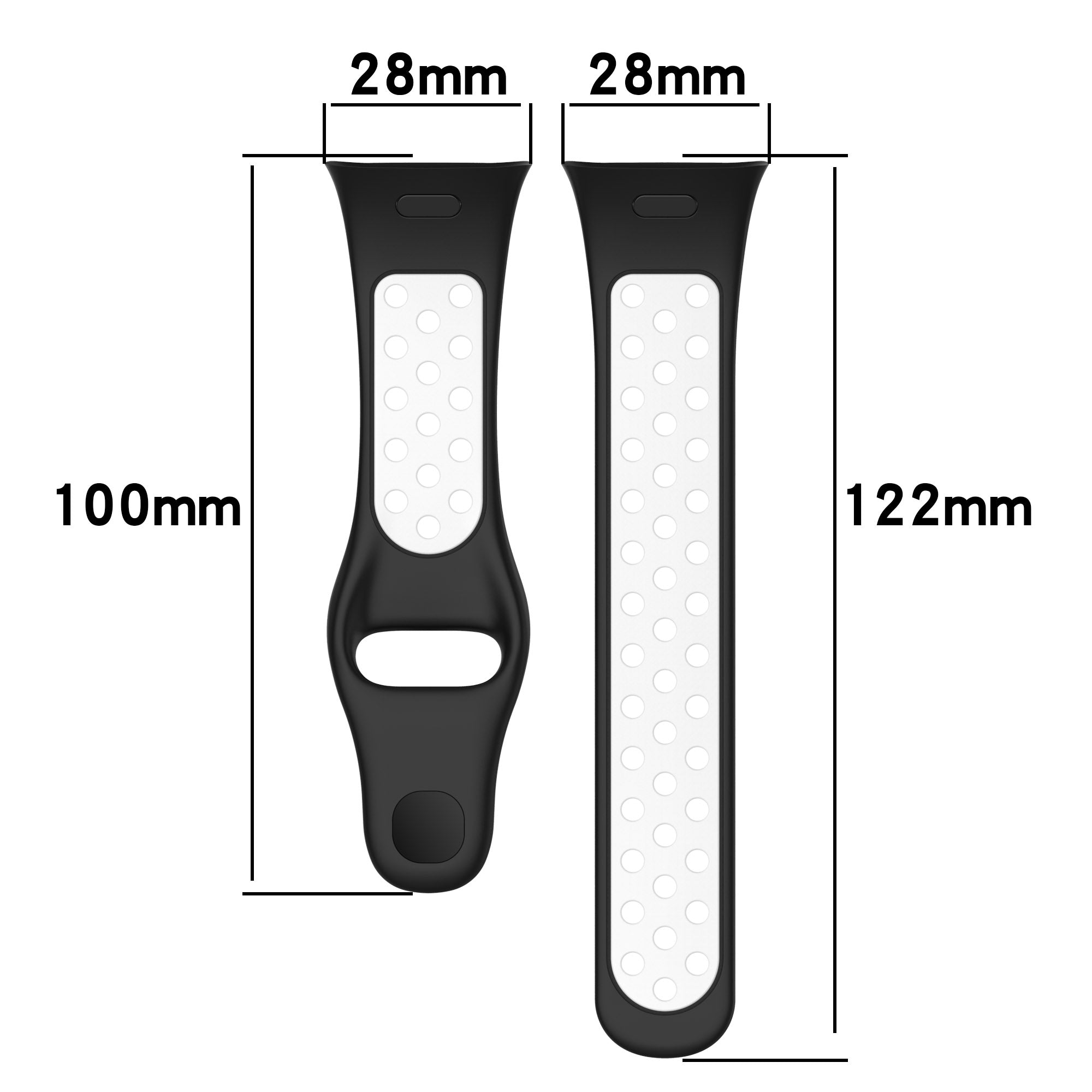 For Xiaomi Redmi Watch 3 Mi Watch Lite 3 Watch Strap Dual-color Silicone Replacement Watch Bands