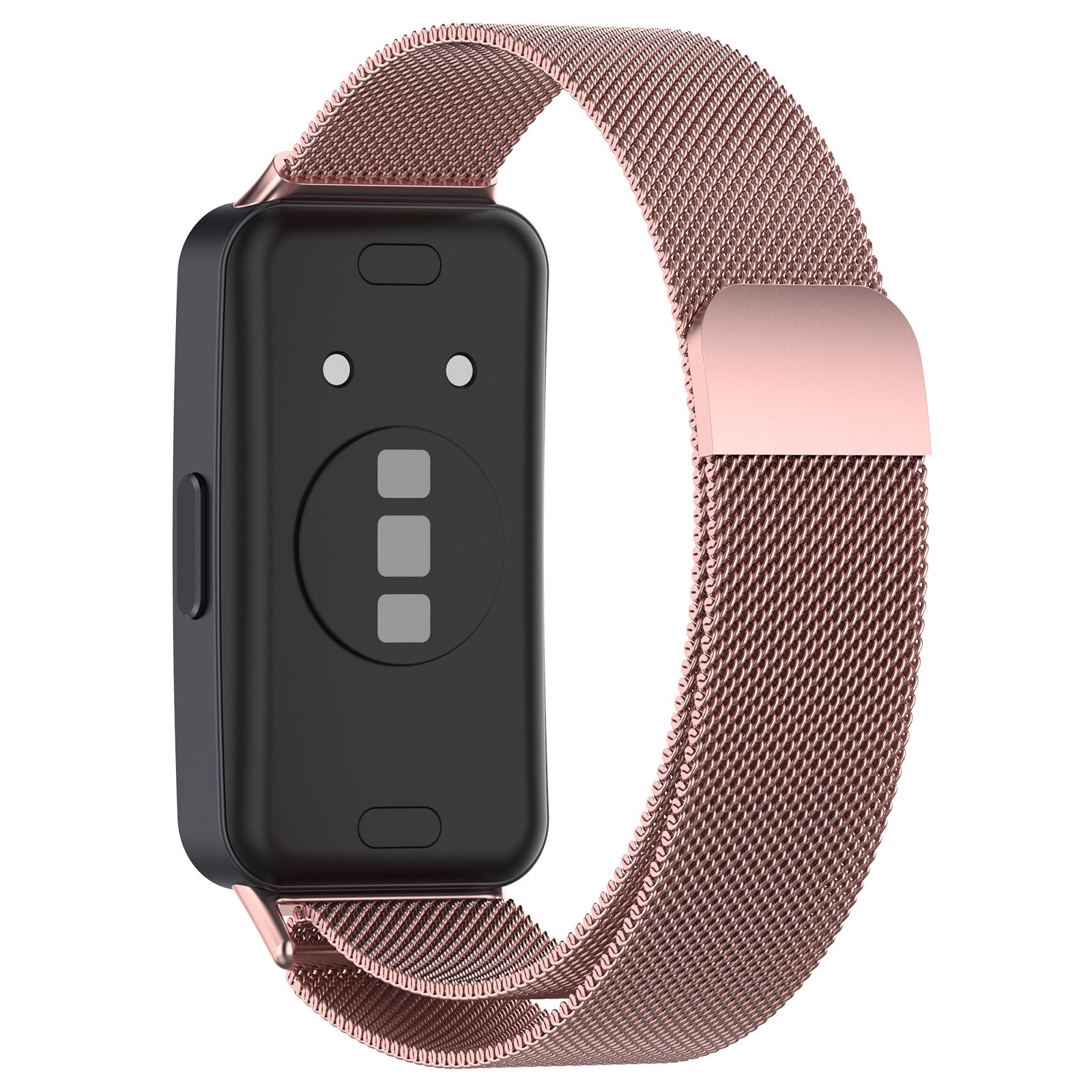 For Huawei Band 8 Milanese Mesh Wrist Strap Replacement Metal Smart Watch Band
