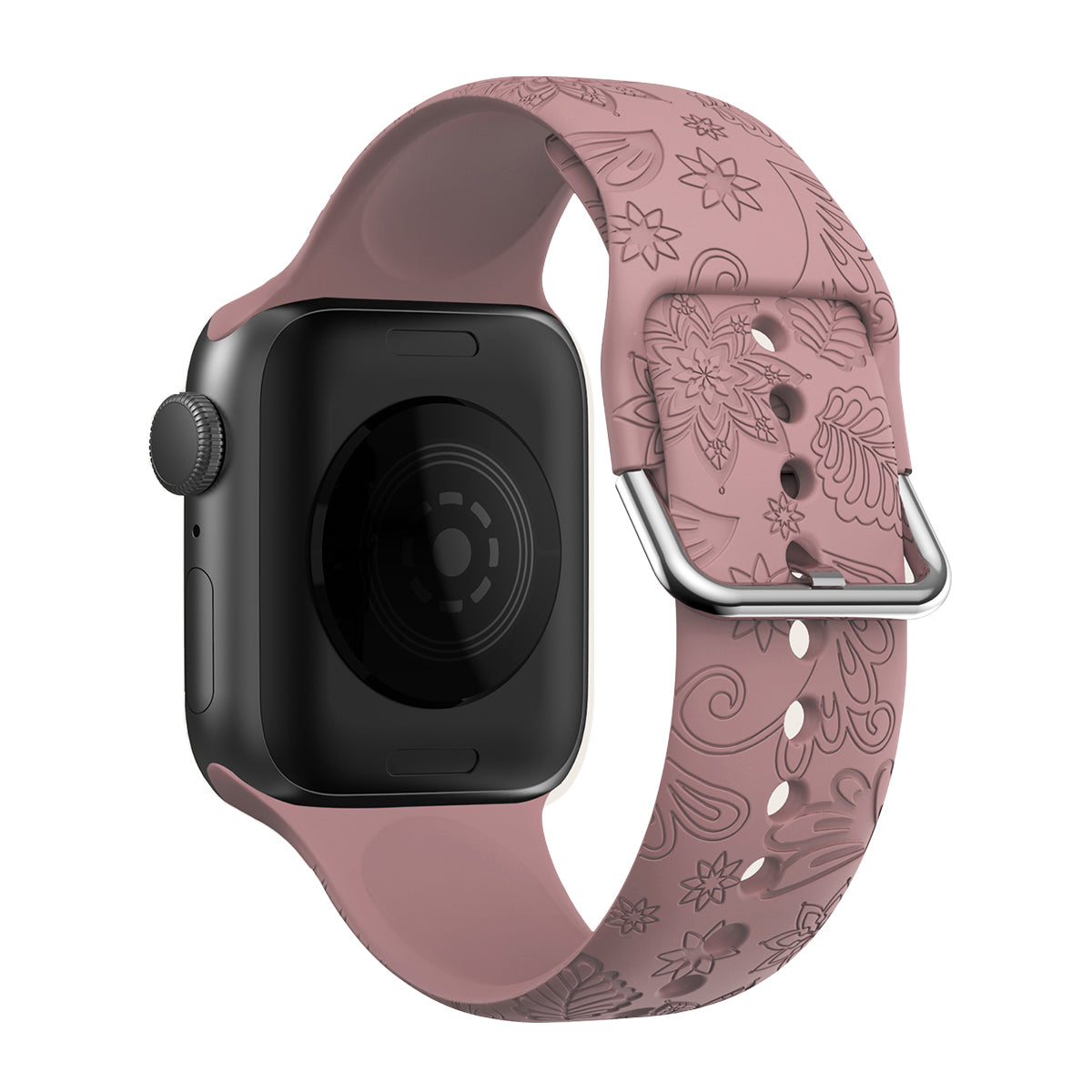 Engraved Bands for Apple Watch Series 1 2 3 38mm 9 8 7 41mm 6 5 4 SE (2022) SE (2023) SE 40mm Silicone Strap Watch Bracelet