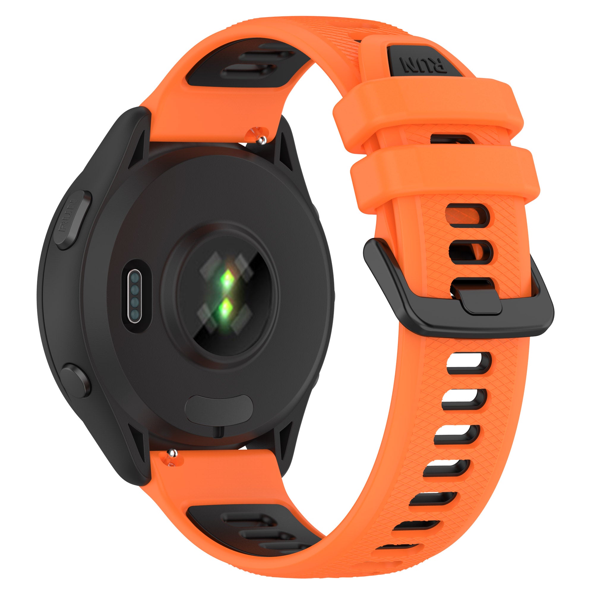 Watch Strap 20mm for Samsung Galaxy Watch 5 Garmin Vivomove Trend Dual-color Silicone Waterproof Watch Band