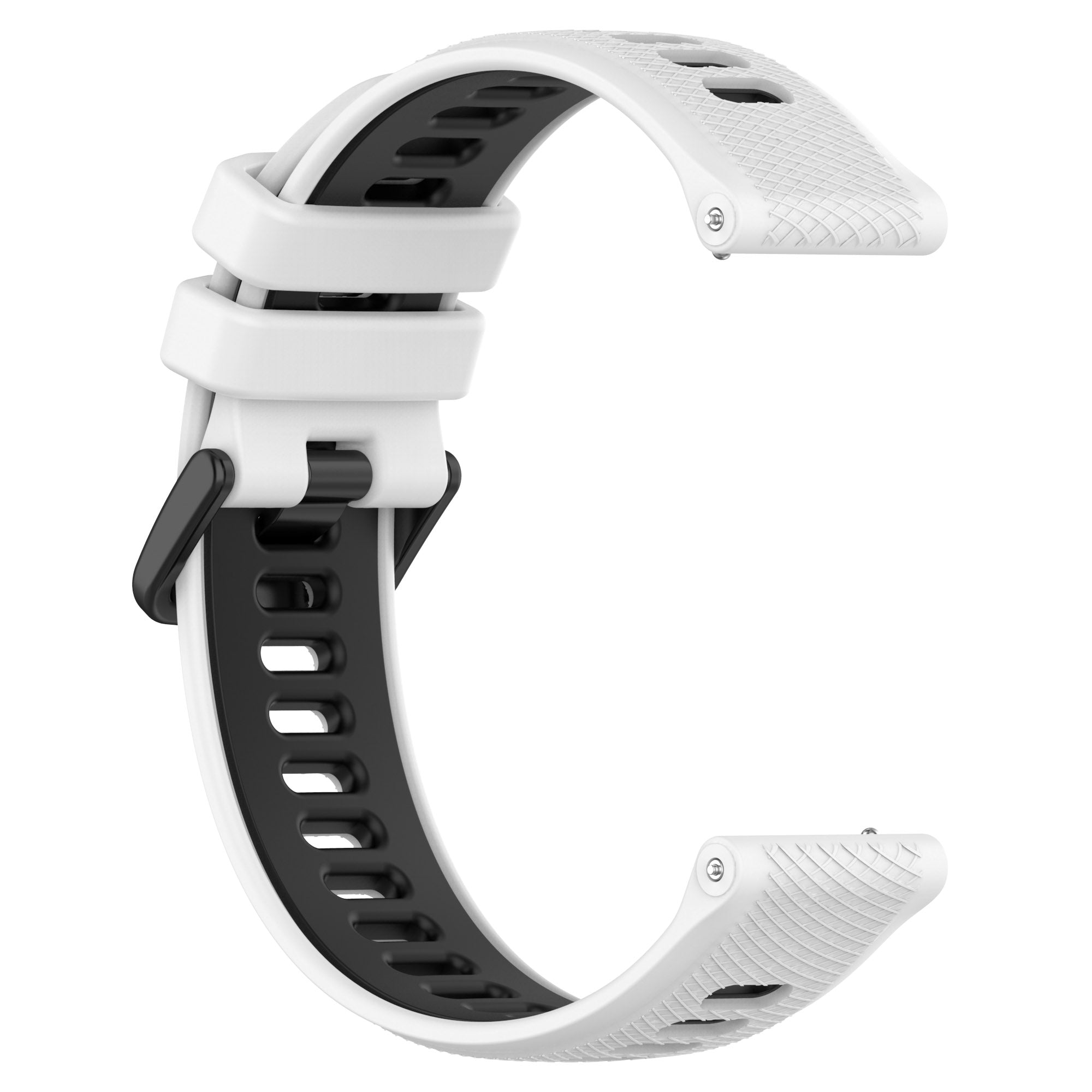 Watch Strap 20mm for Samsung Galaxy Watch 5 Garmin Vivomove Trend Dual-color Silicone Waterproof Watch Band