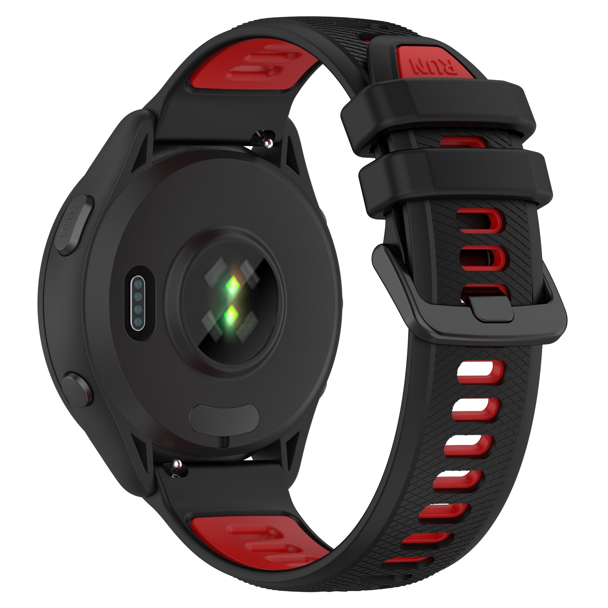 Watch Strap 20mm for Samsung Galaxy Watch 5 Garmin Vivomove Trend Dual-color Silicone Waterproof Watch Band