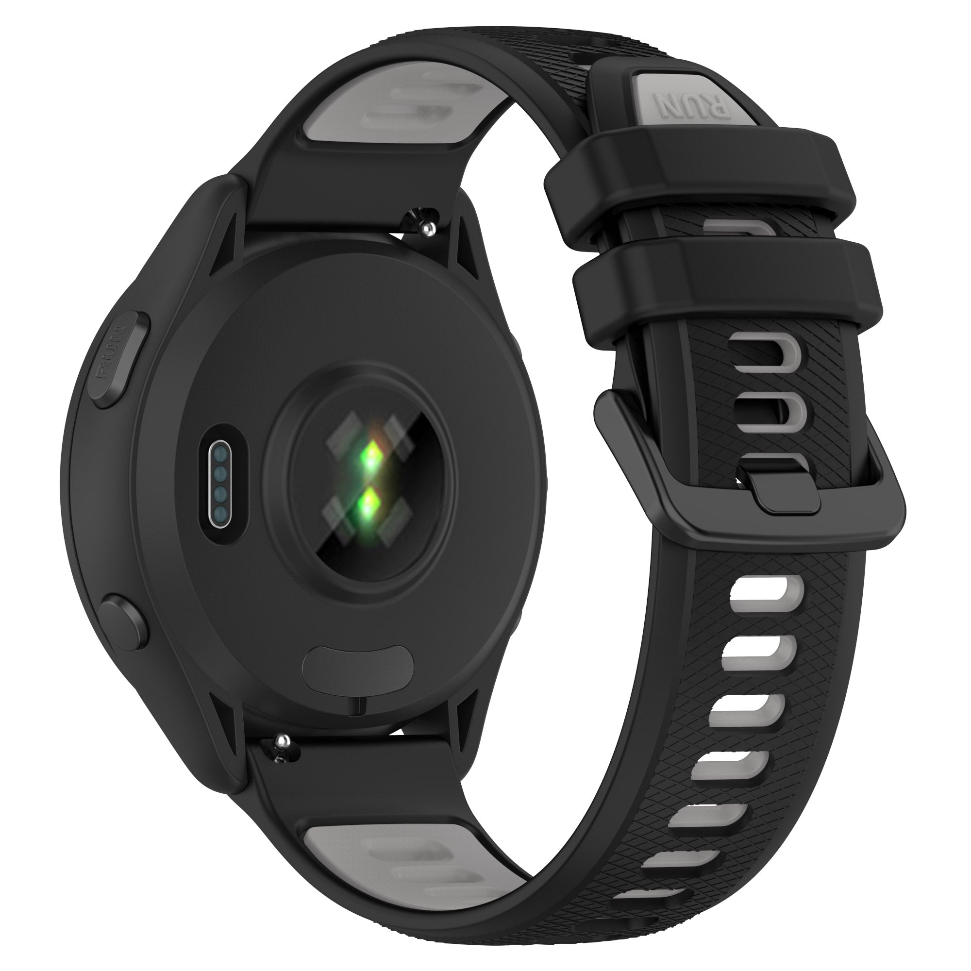 Watch Strap 20mm for Samsung Galaxy Watch 5 Garmin Vivomove Trend Dual-color Silicone Waterproof Watch Band