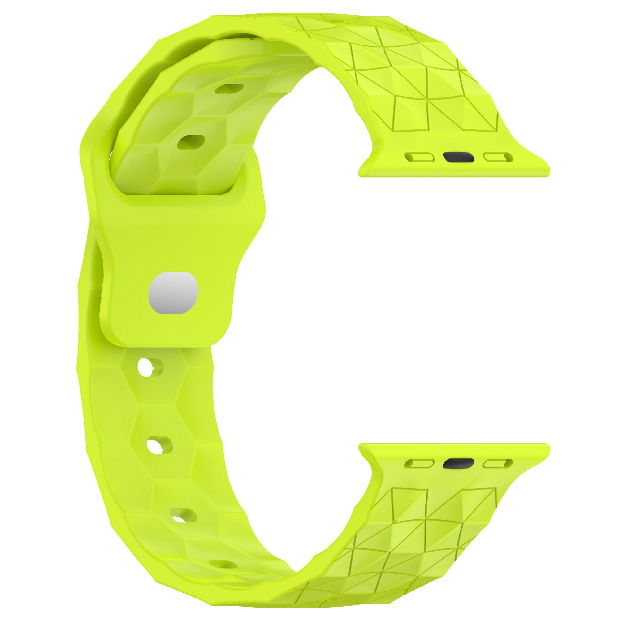 For Apple Watch Ultra 2 49mm Series 9 45mm SE (2023) 44mm Ultra 49mm 8 7 45mm 6 5 4 SE (2022) SE 44mm 3 2 1 42mm Silicone Band Football Pattern Watch Strap