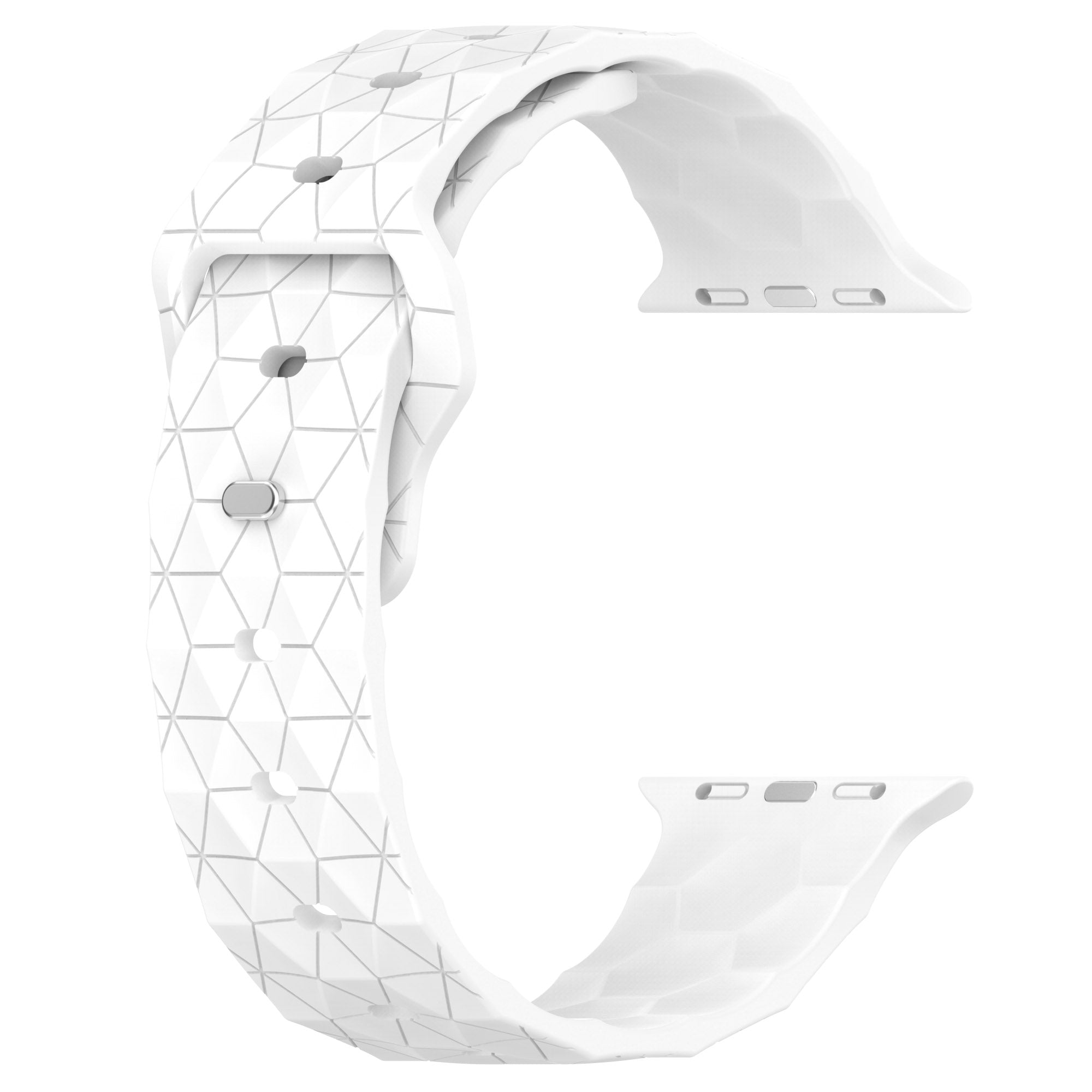 For Apple Watch Series 9 8 7 41mm 6 5 4 SE (2022) SE (2023) SE 40mm 3 2 1 38mm Football Pattern Watch Band Silicone Watch Strap