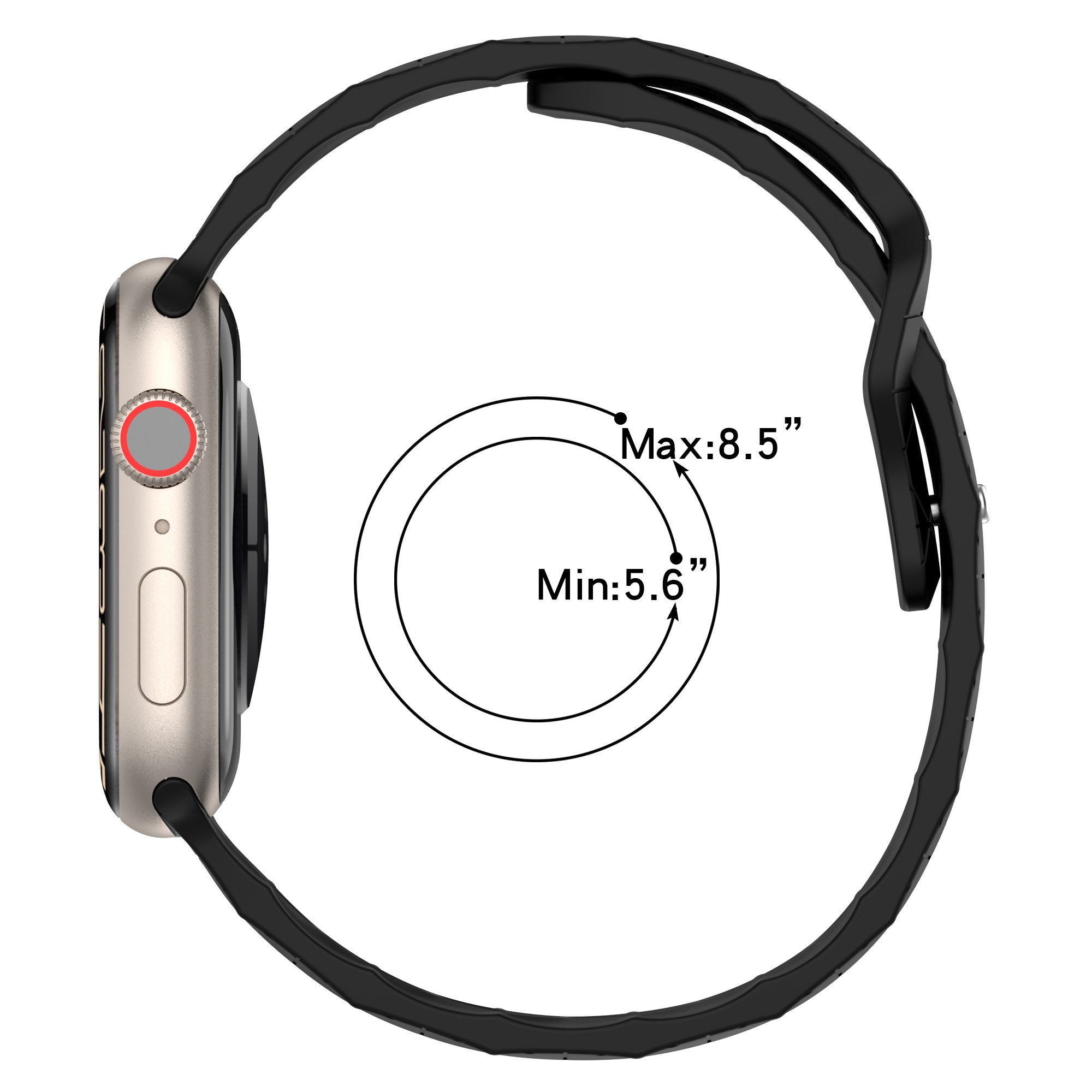For Apple Watch Series 9 8 7 41mm 6 5 4 SE (2022) SE (2023) SE 40mm 3 2 1 38mm Football Pattern Watch Band Silicone Watch Strap