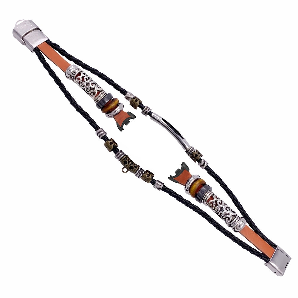 For Xiaomi Smart Band 8 8 NFC Bracelets Bands Ethnic Style Beaded Retro DIY Watch Strap with Connector