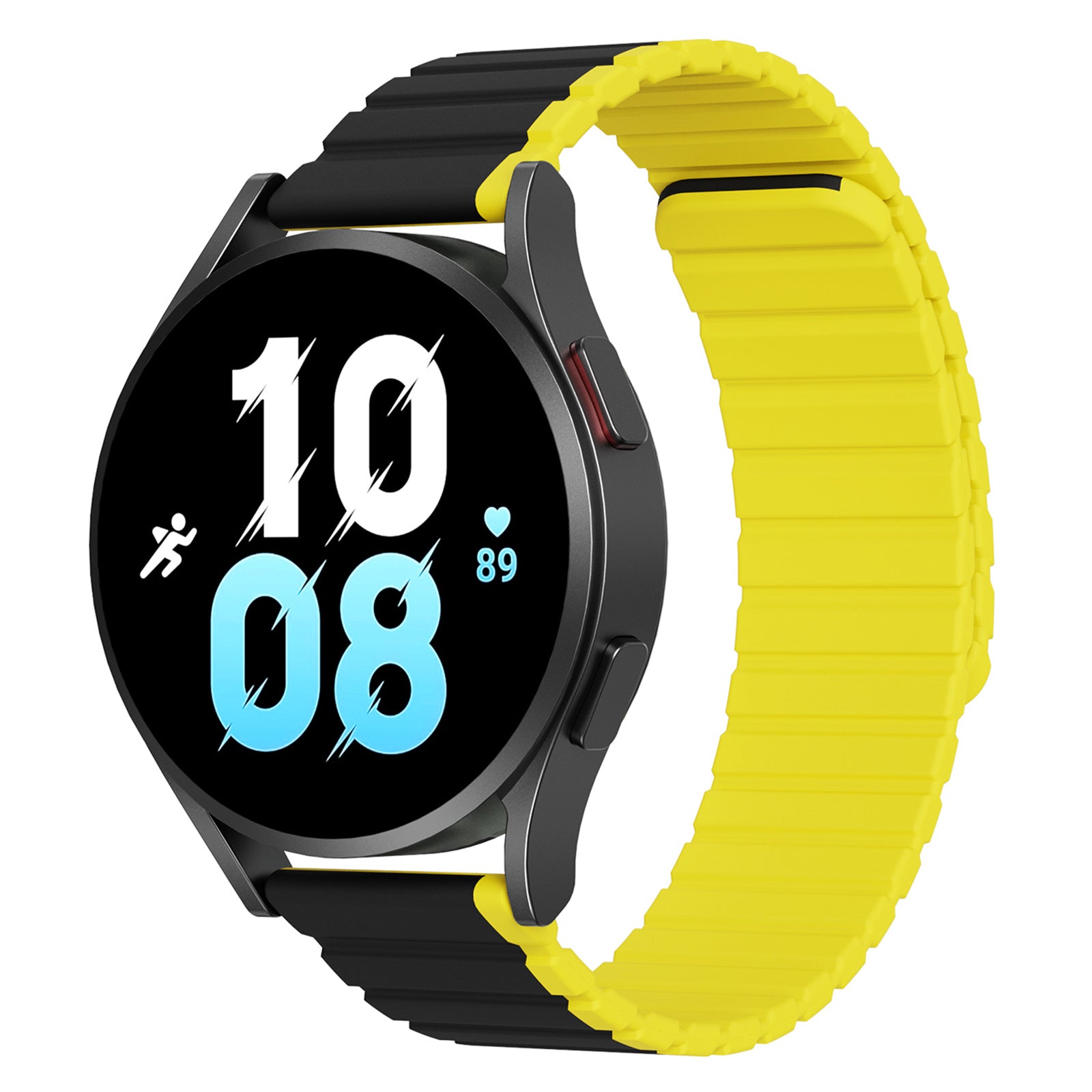 DUX DUCIS LD Series for Samsung Galaxy Watch 6 40mm 44mm Watch6 Classic 43mm 47mm Magnetic Watch Band 20mm Dual Color Silicone Strap