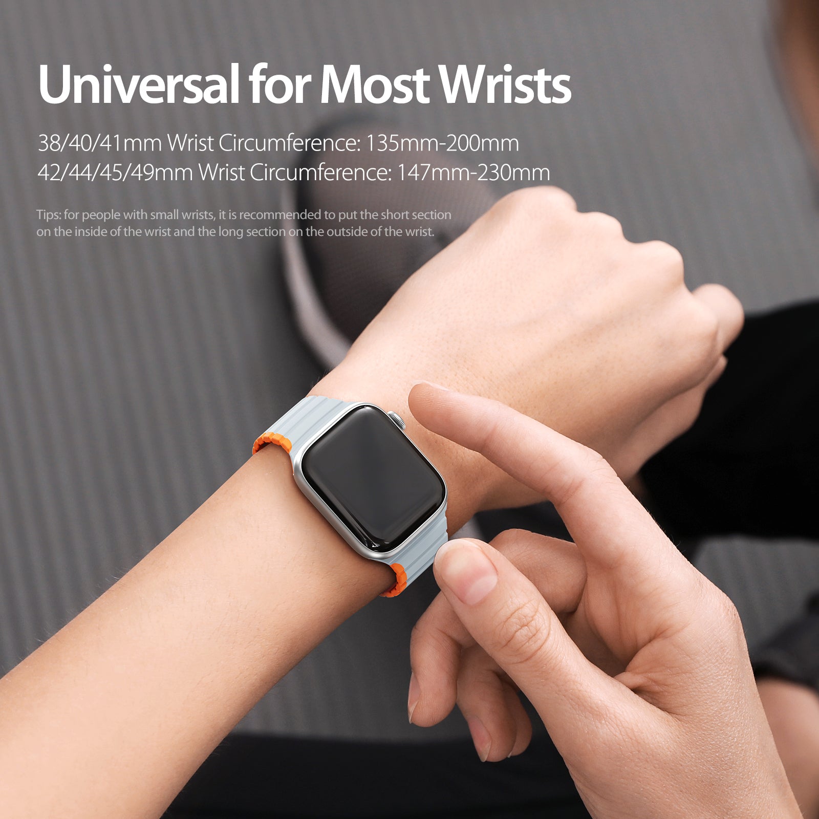 DUX DUCIS LD Series Watch Band for Apple Watch Ultra 2 49mm Series 9 45mm SE (2023) 44mm Ultra 49mm 8 7 45mm 6 5 4 SE (2022) SE 44mm 3 2 1 42mm Dual Color Silicone Magnetic Strap