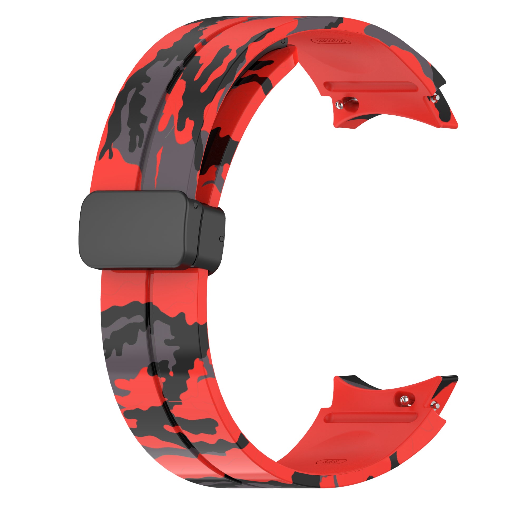 For Samsung Galaxy Watch 5 Pro 45mm Watch 5 40 44mm Watch4 40 44mm Watch4 Classic 42 46mm Camo Silicone Watch Band