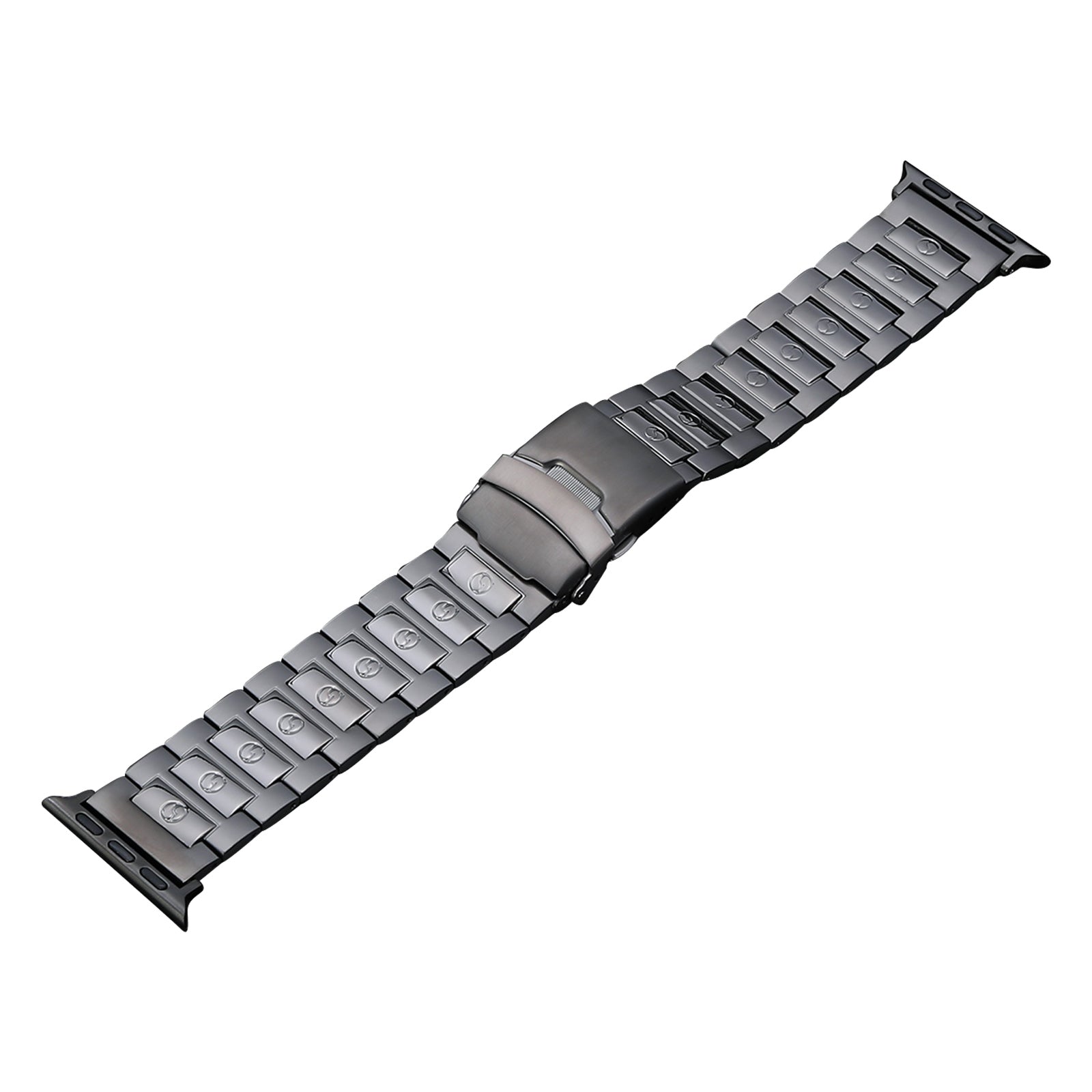 For Apple Watch Ultra 2 49mm Series 9 45mm SE (2023) 44mm Ultra 49mm 8 7 45mm 6 5 4 SE (2022) SE 44mm 3 2 1 42mm Titanium Steel Watch Band 3 Beads Watch Strap