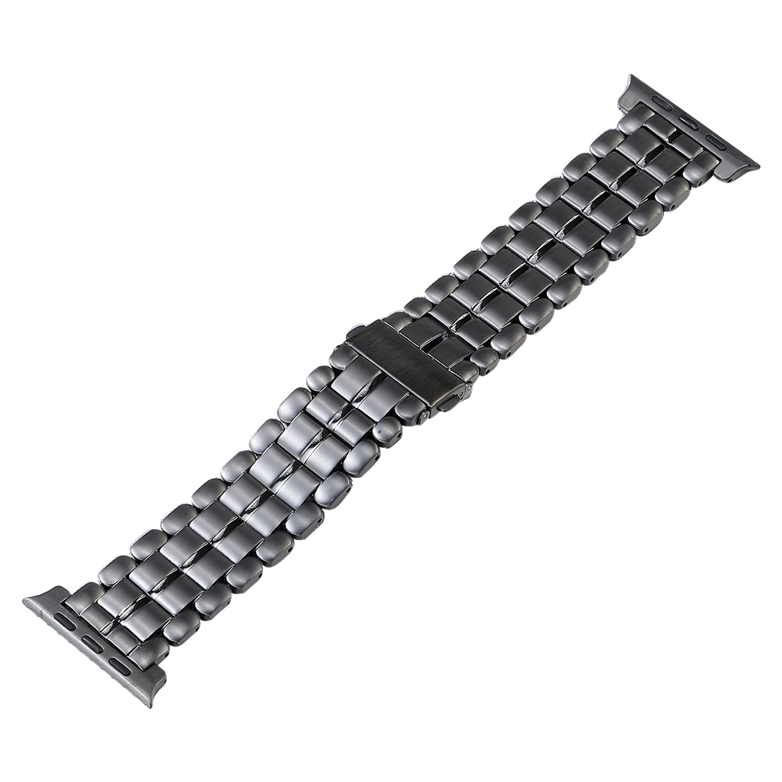 For Apple Watch Series 9 8 7 41mm 6 5 4 SE SE (2022) SE (2023) 40mm 3 2 1 38mm Replacement Watch Band 5 Beads Titanium Steel Strap
