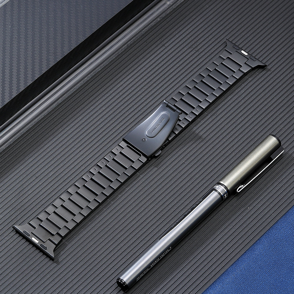 For Apple Watch Series 9 8 7 41mm 6 5 4 SE SE (2022) SE (2023) 40mm 3 2 1 38mm Replacement Strap Stainless Steel Wrist Band