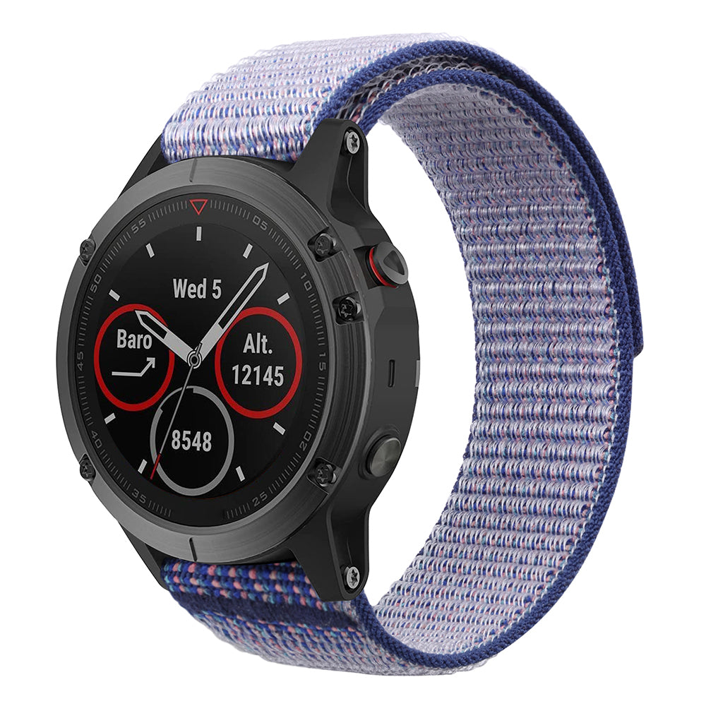 For Garmin Forerunner 965 955 945 935 Adjustable Watch Strap Stitching Nylon Loop Wrist Band