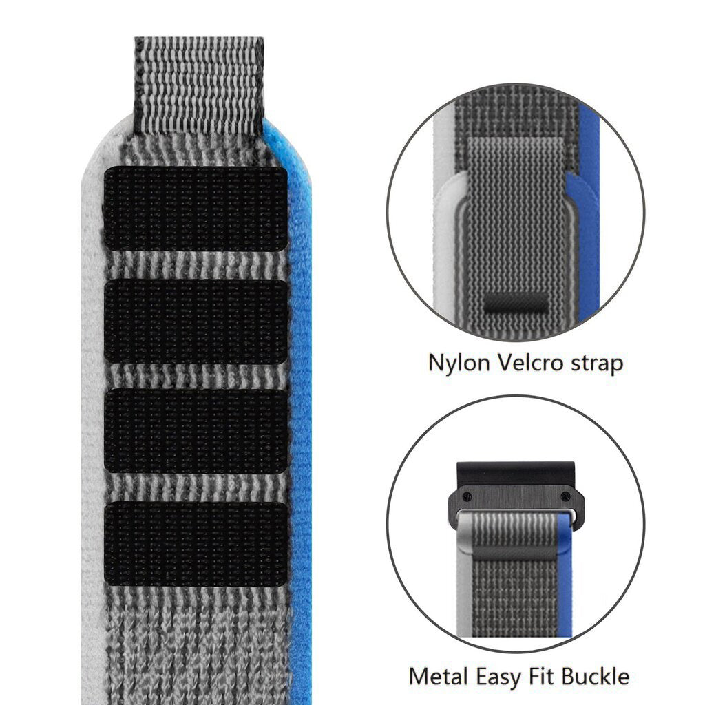 For Garmin Forerunner 965 955 945 935 22mm Watch Band Trail Loop Adjustable Nylon Wrist Strap