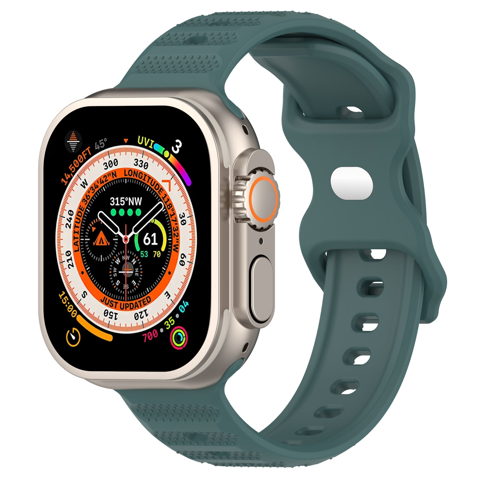 For Apple Watch Series 9 8 7 41mm 6 5 4 SE SE (2022) SE (2023) 40mm Series 1 2 3 38mm Dot Design Silicone Watch Band Replacement Wrist Strap