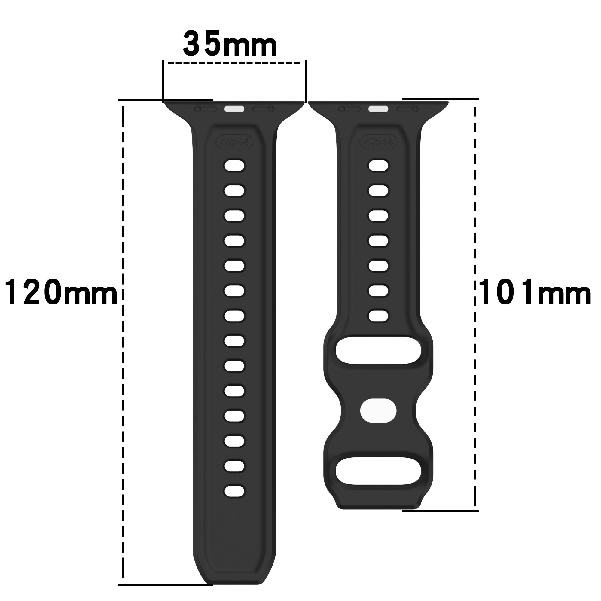 For Apple Watch Ultra 2 49mm Series 9 45mm SE (2023) 44mm Ultra 49mm 8 7 45mm 6 5 4 SE (2022) SE 44mm 3 2 1 42mm Silicone Watch Band Dot Design Wrist Strap