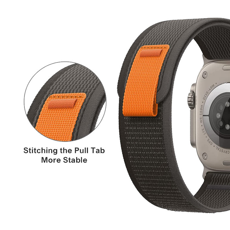 For Apple Watch Ultra 2 49mm Series 9 45mm SE (2023) 44mm Ultra 49mm 8 7 45mm 6 5 4 SE (2022) SE 44mm 3 2 1 42mm Canvas Watch Strap Breathable Watchband