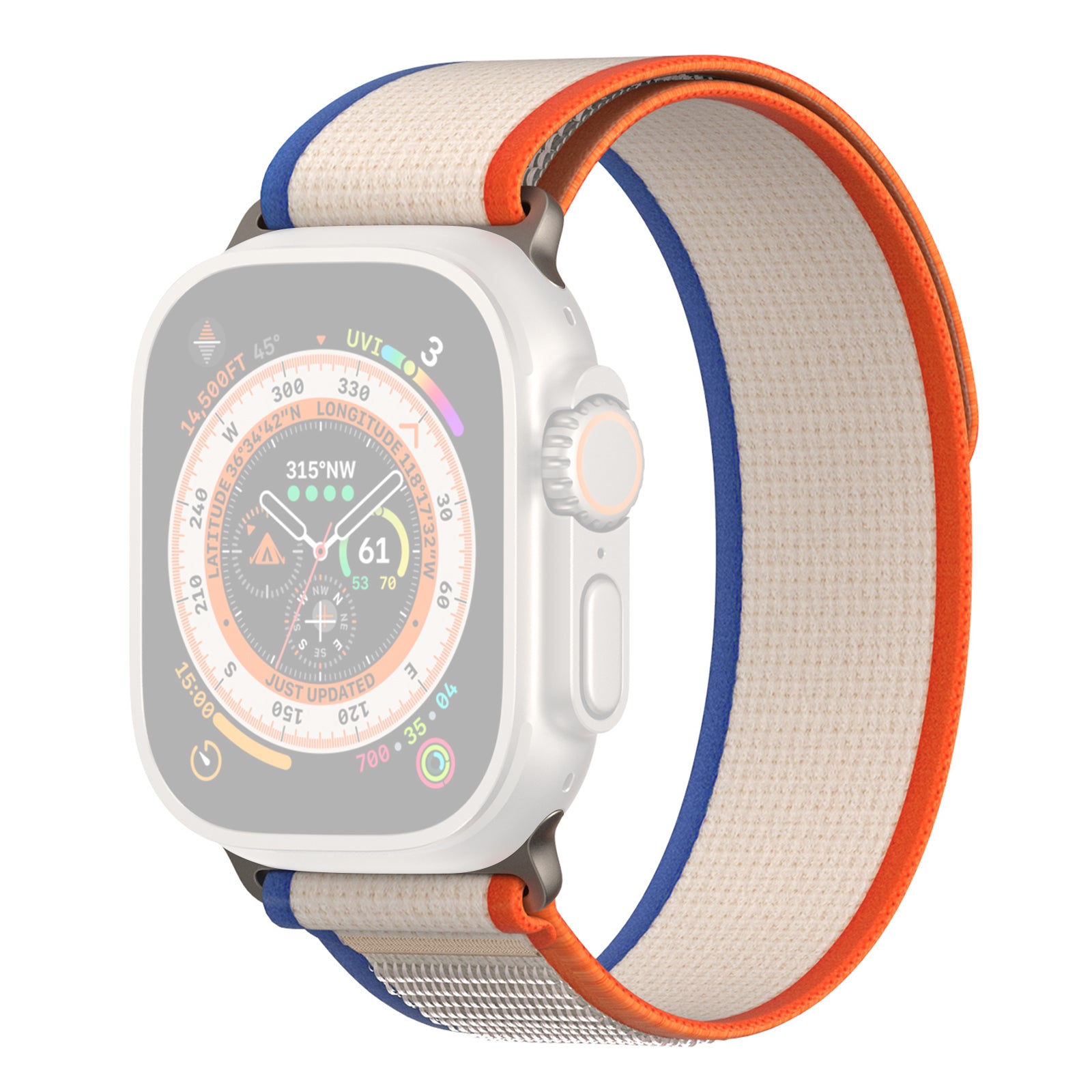 DUX DUCIS YJ Series Wristband for Apple Watch Series 9 8 7 41mm 6 5 4 SE (2022) SE (2023) SE 40mm 3 2 1 38mm Stretchy Nylon Loop Watch Strap