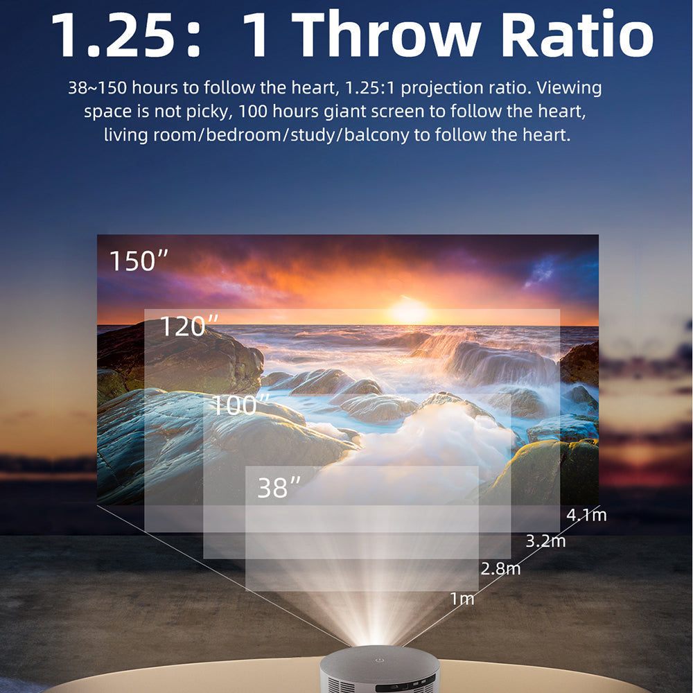 T60 1920x1080P 2.4G 5G WiFi HD Projector Office Conference Home Theater Projector Support 4K Android 9.0 2 16G