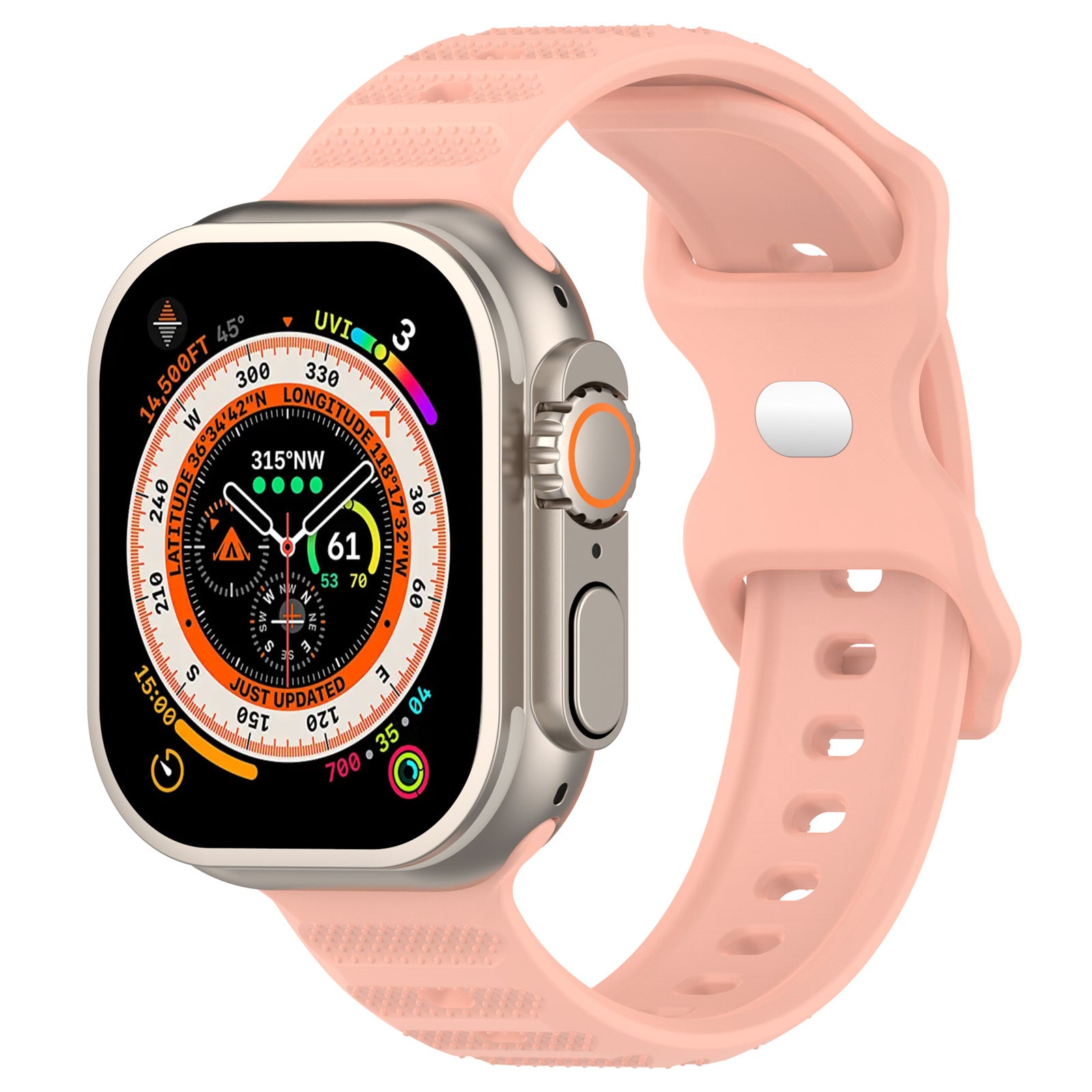 For Apple Watch Ultra 2 49mm Series 9 45mm SE (2023) 44mm Ultra 49mm 8 7 45mm 6 5 4 SE (2022) SE 44mm 3 2 1 42mm Dot Surface Watch Strap Silicone Watchband