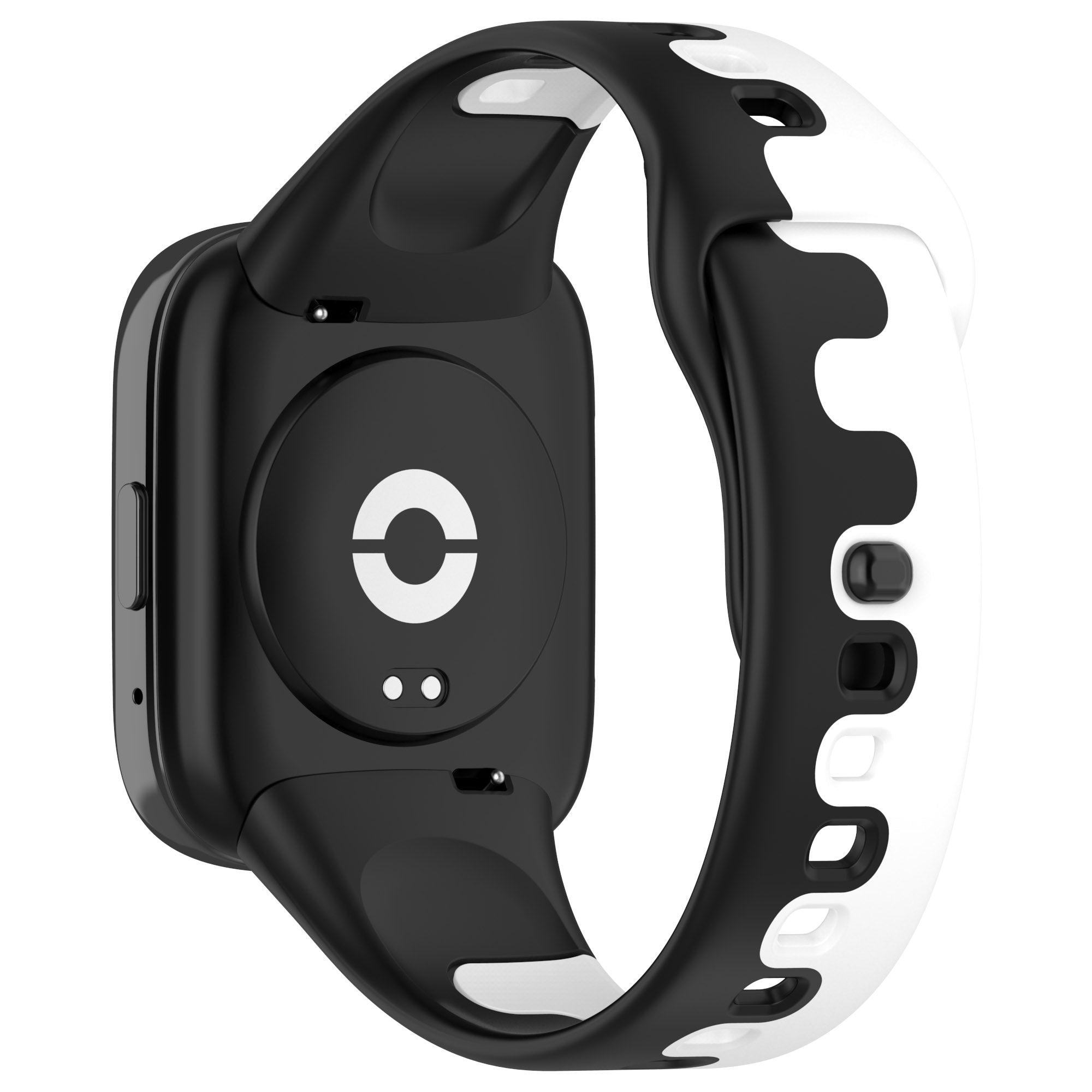 Watch Strap for Xiaomi Redmi Watch 3 Lite Watch 3 Active Double Color Splicing Replacement Silicone Watchband