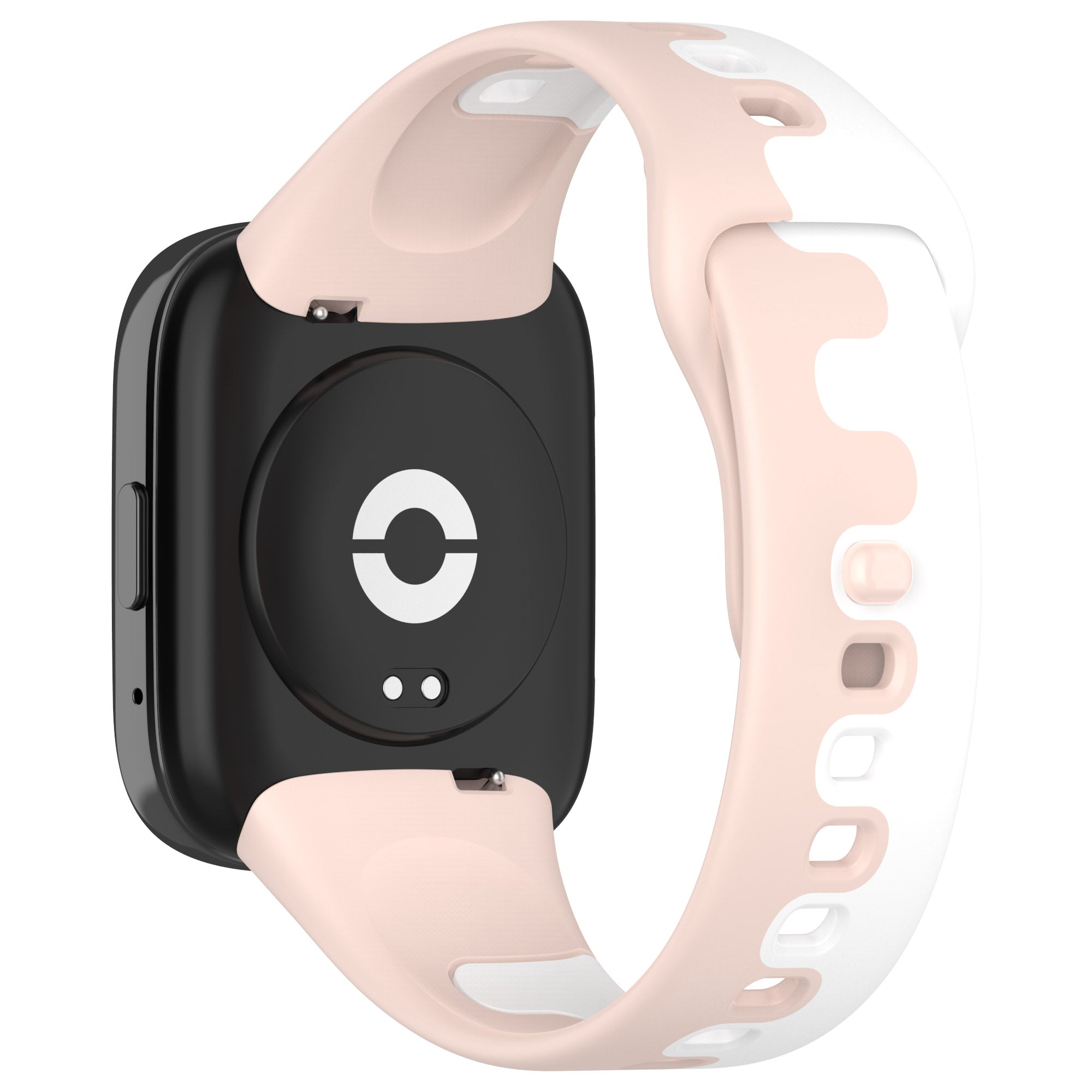Watch Strap for Xiaomi Redmi Watch 3 Lite Watch 3 Active Double Color Splicing Replacement Silicone Watchband