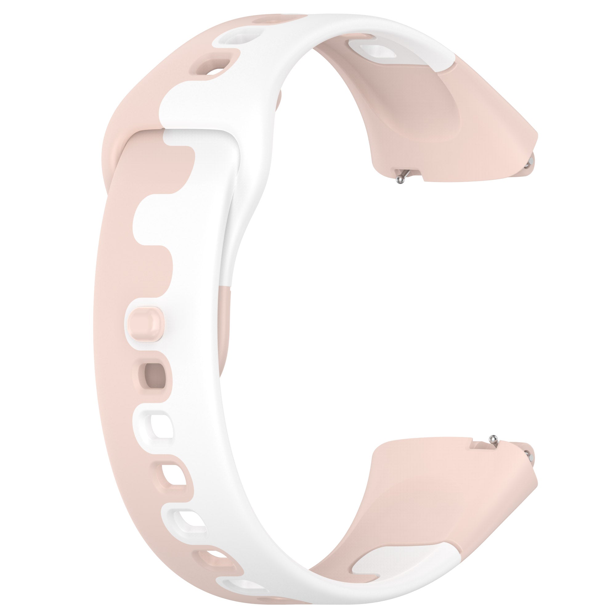 Watch Strap for Xiaomi Redmi Watch 3 Lite Watch 3 Active Double Color Splicing Replacement Silicone Watchband