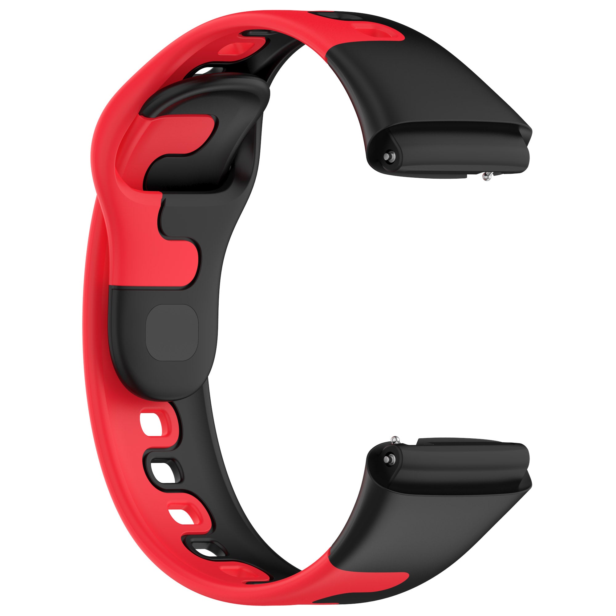 Watch Strap for Xiaomi Redmi Watch 3 Lite Watch 3 Active Double Color Splicing Replacement Silicone Watchband