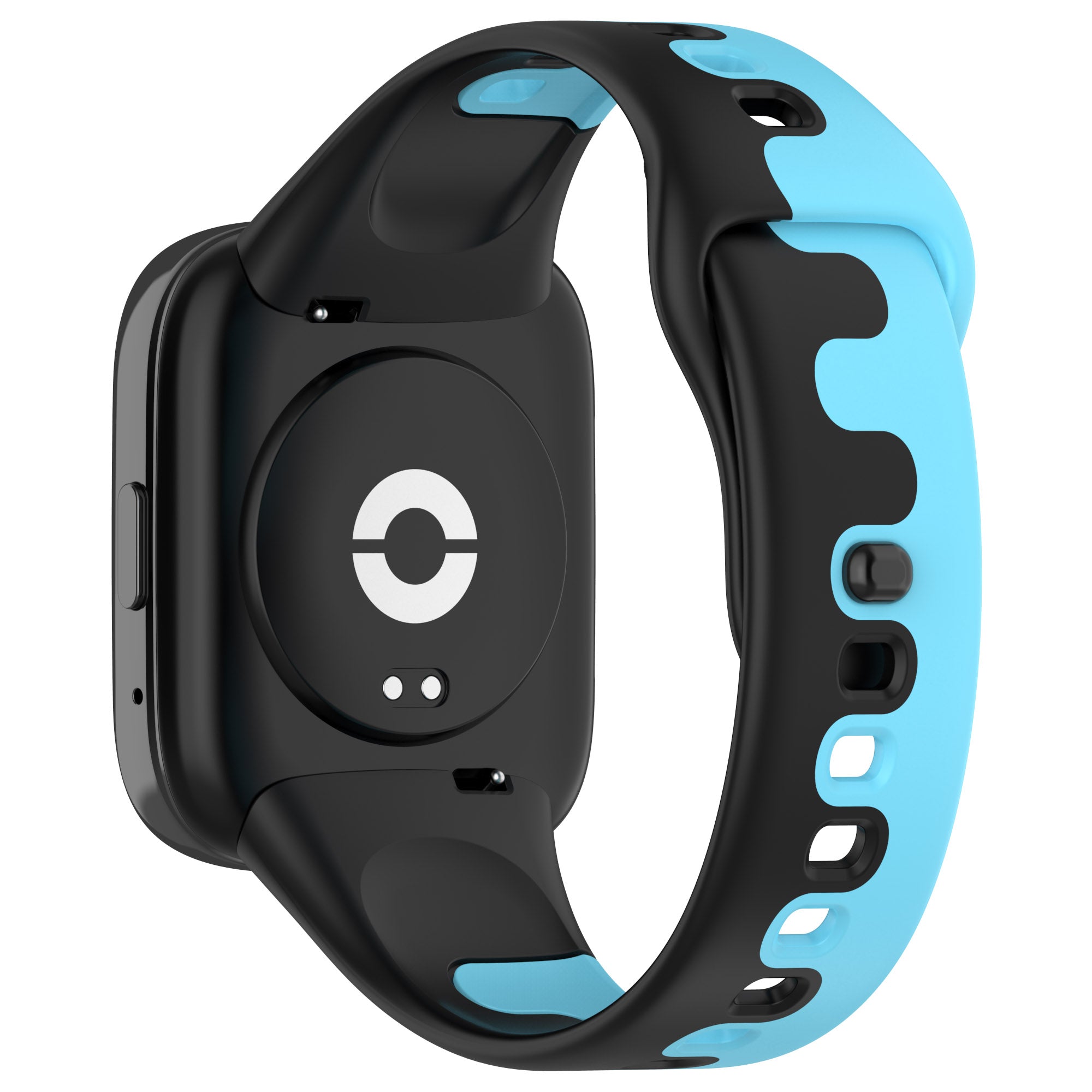 Watch Strap for Xiaomi Redmi Watch 3 Lite Watch 3 Active Double Color Splicing Replacement Silicone Watchband