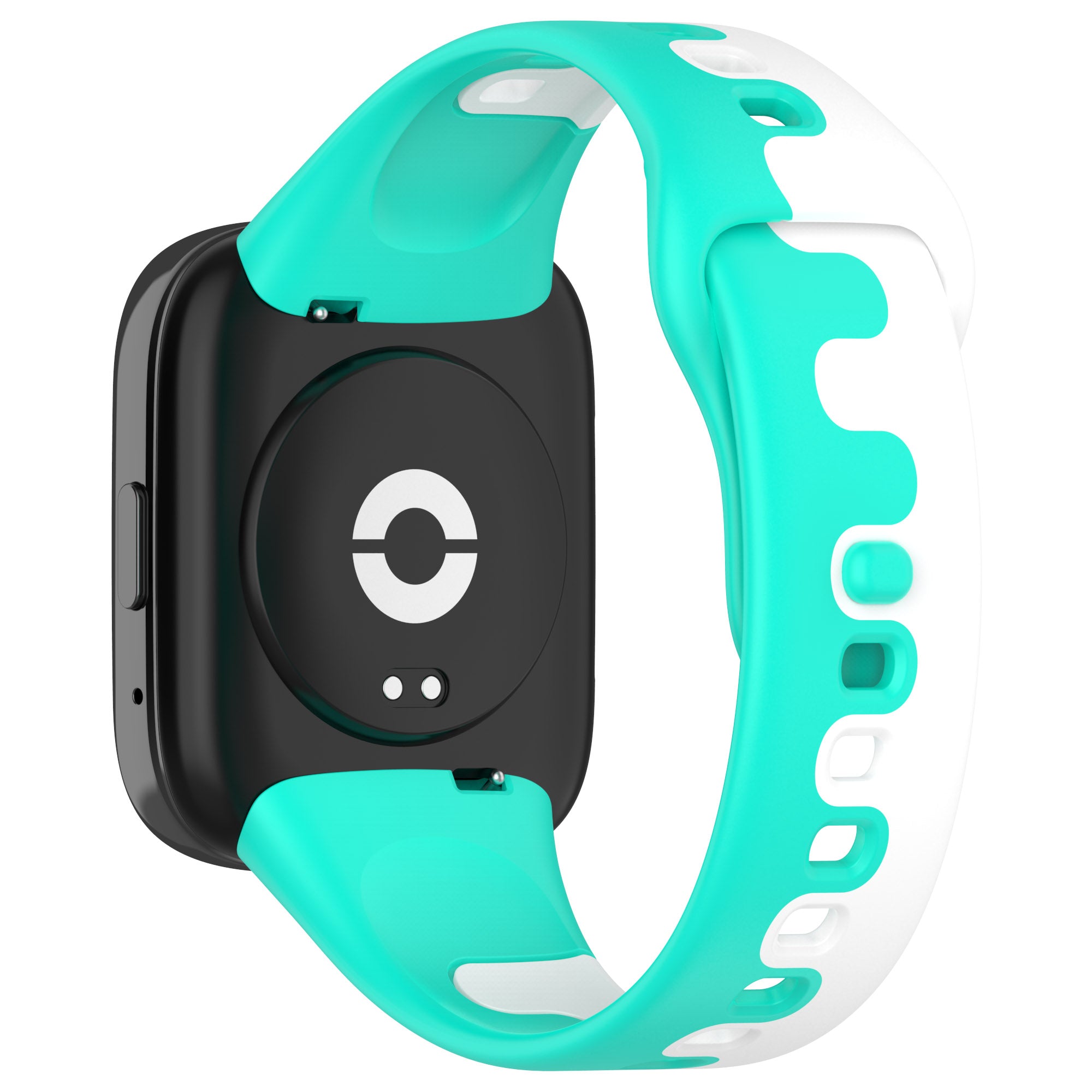 Watch Strap for Xiaomi Redmi Watch 3 Lite Watch 3 Active Double Color Splicing Replacement Silicone Watchband