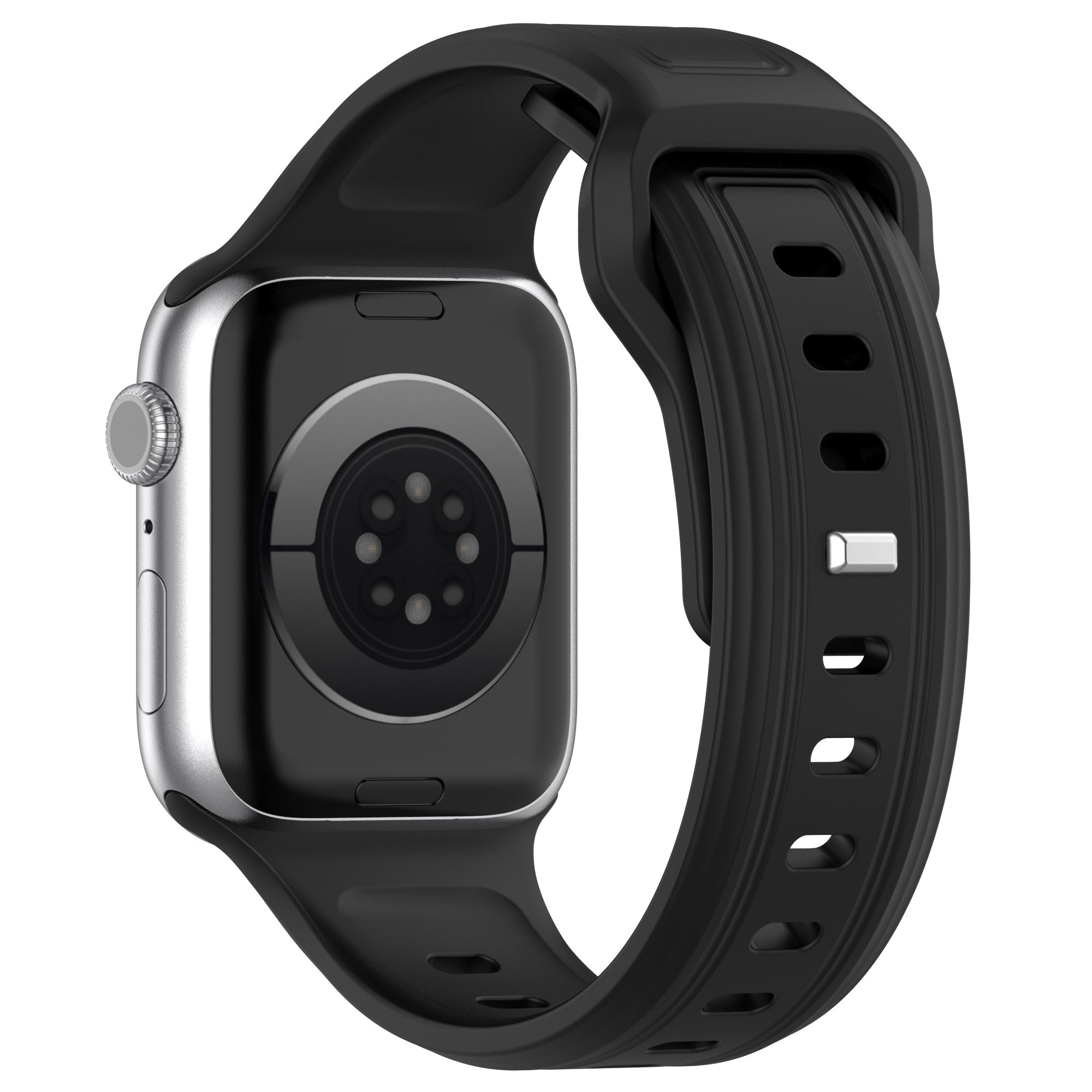 For Apple Watch Series 9 8 7 41mm 6 5 4 SE SE (2022) SE (2023) 40mm 3 2 1 38mm Silicone Watch Strap Replacement Watch Band