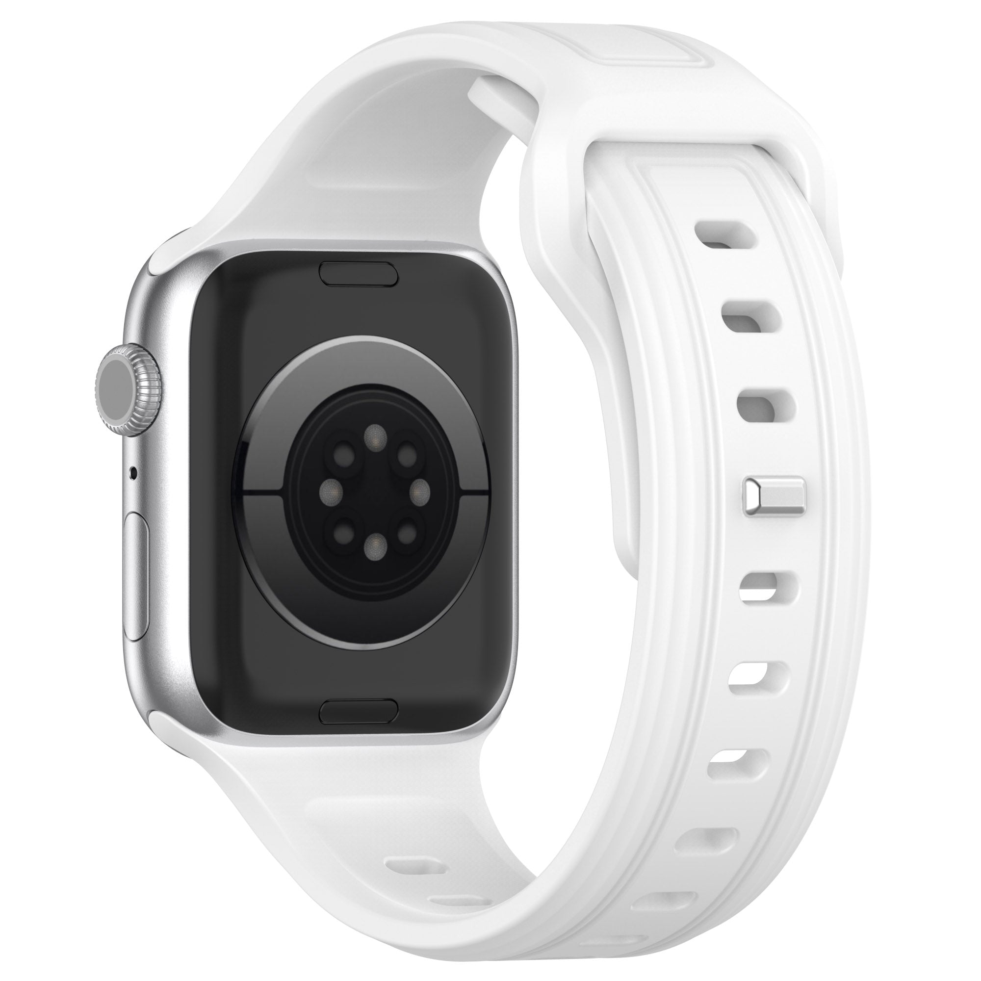 For Apple Watch Series 9 8 7 41mm 6 5 4 SE SE (2022) SE (2023) 40mm 3 2 1 38mm Silicone Watch Strap Replacement Watch Band
