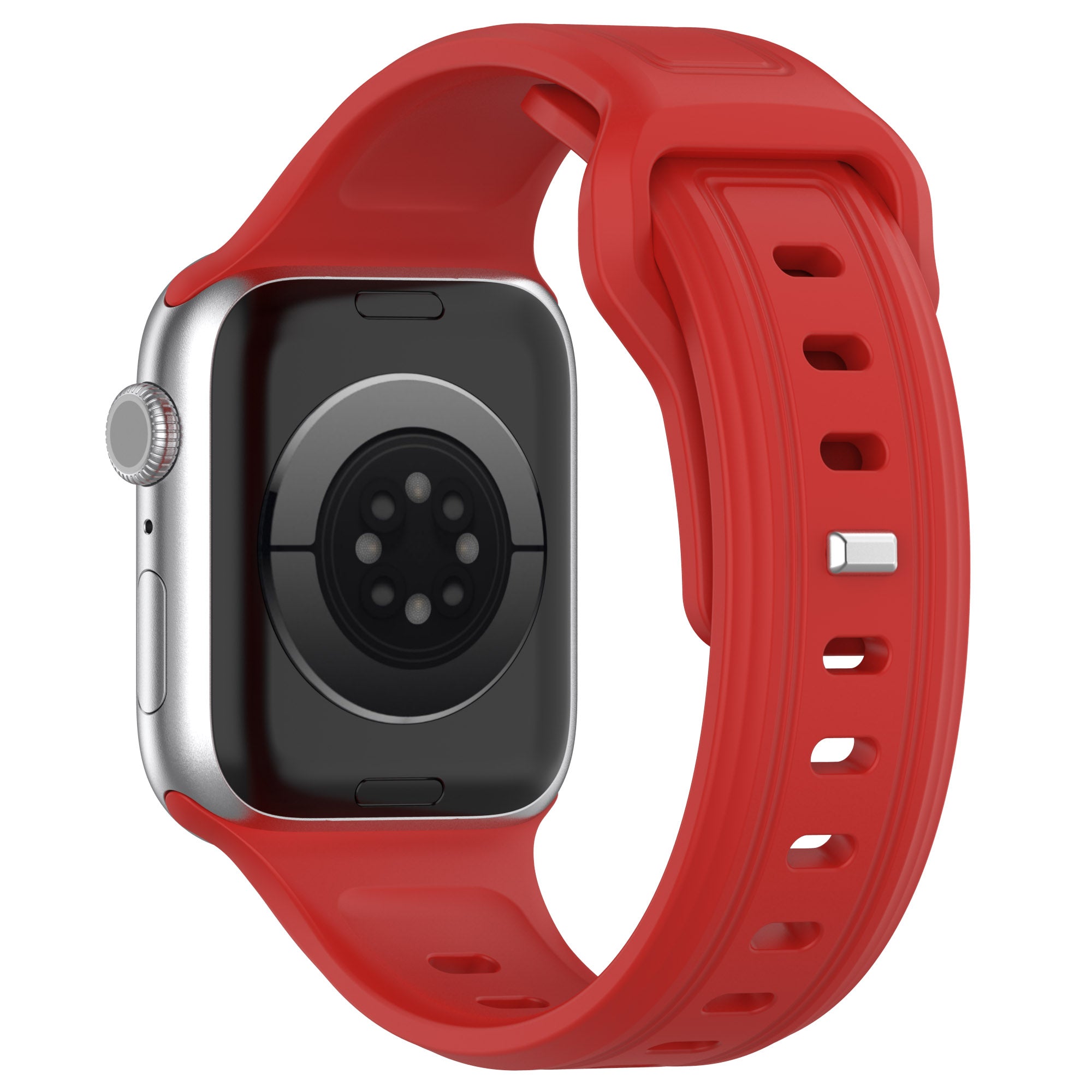 For Apple Watch Series 9 8 7 41mm 6 5 4 SE SE (2022) SE (2023) 40mm 3 2 1 38mm Silicone Watch Strap Replacement Watch Band