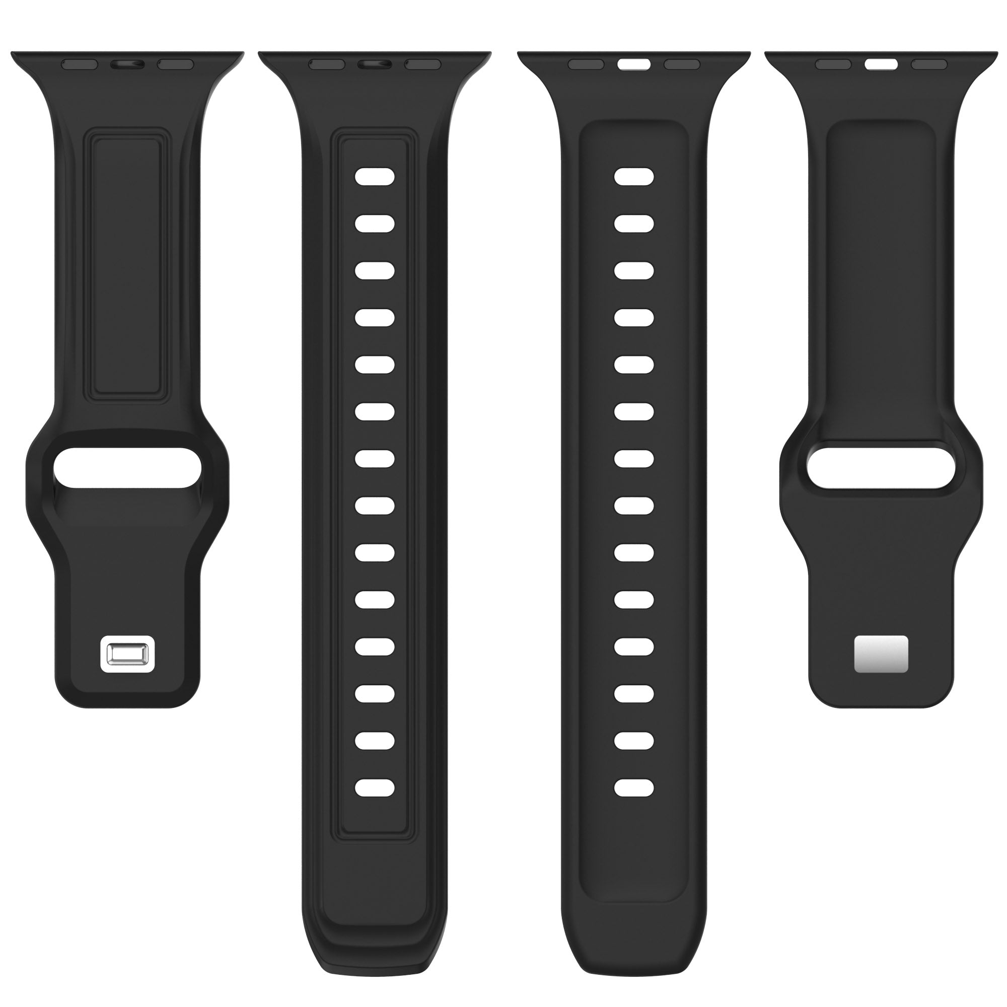 For Apple Watch Series 9 8 7 41mm 6 5 4 SE SE (2022) SE (2023) 40mm 3 2 1 38mm Silicone Watch Strap Replacement Watch Band