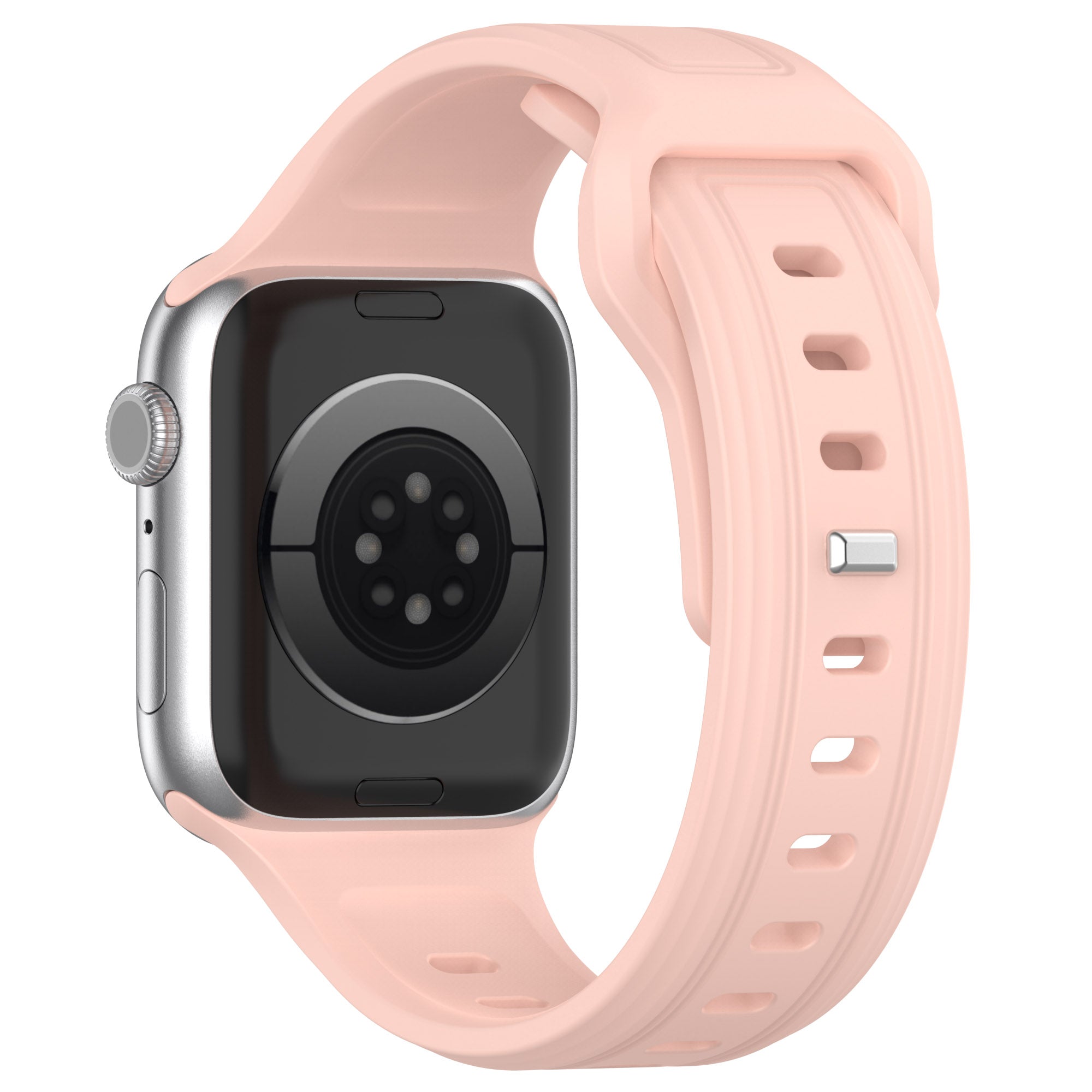 For Apple Watch Series 9 8 7 41mm 6 5 4 SE SE (2022) SE (2023) 40mm 3 2 1 38mm Silicone Watch Strap Replacement Watch Band