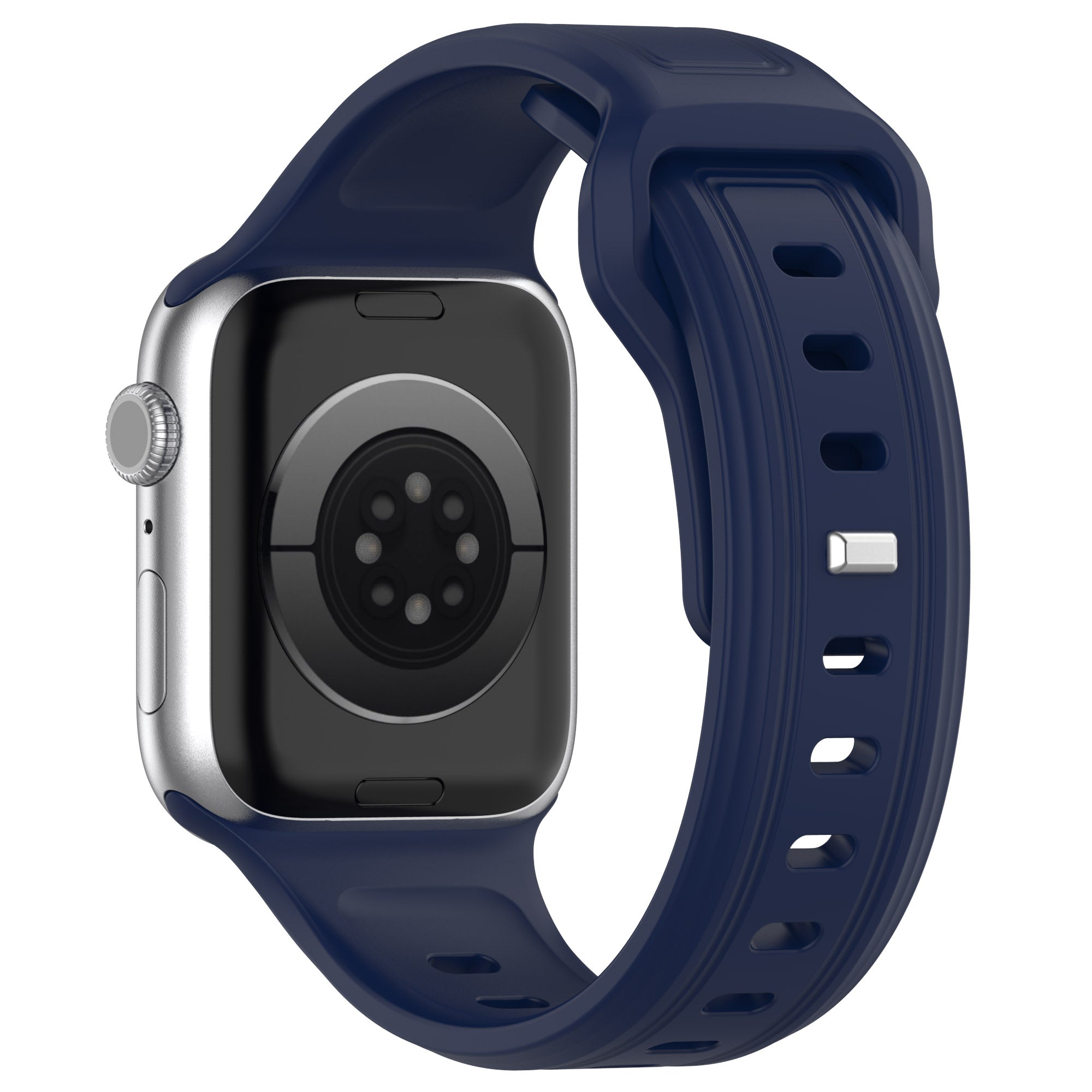 For Apple Watch Series 9 8 7 41mm 6 5 4 SE SE (2022) SE (2023) 40mm 3 2 1 38mm Silicone Watch Strap Replacement Watch Band